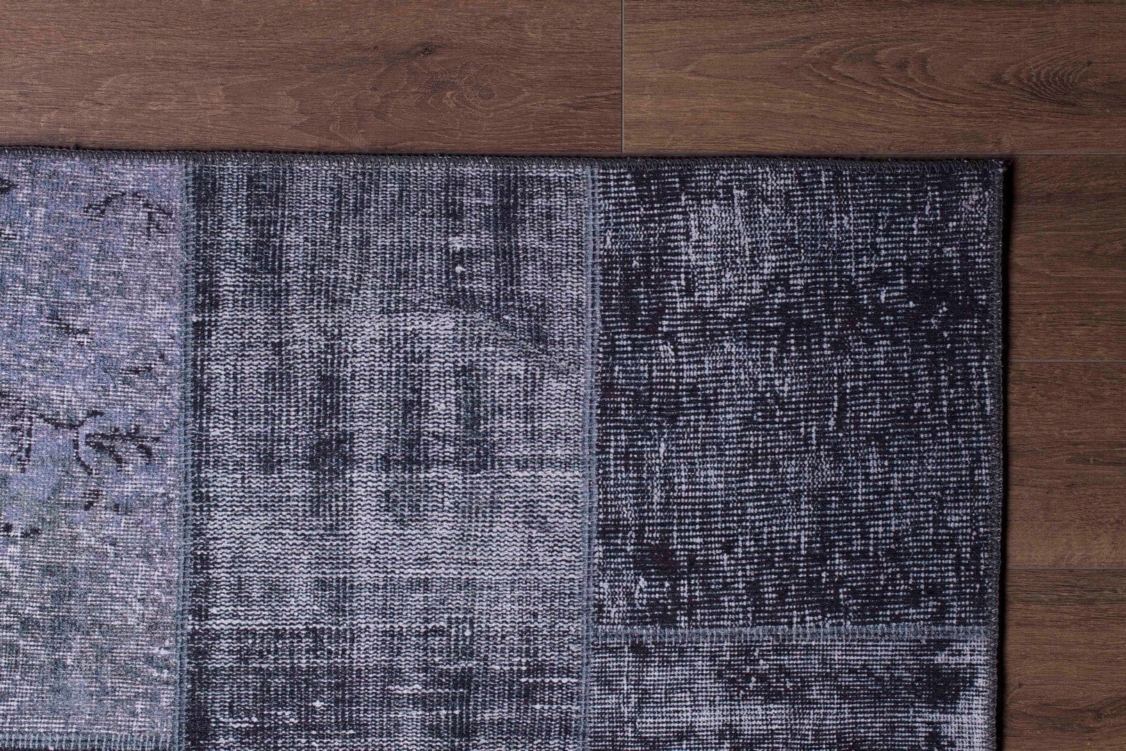 Covor JAZZ CHENILLE, 75x150 cm, forma dreptunghiulara, poliester, negru, AL 81