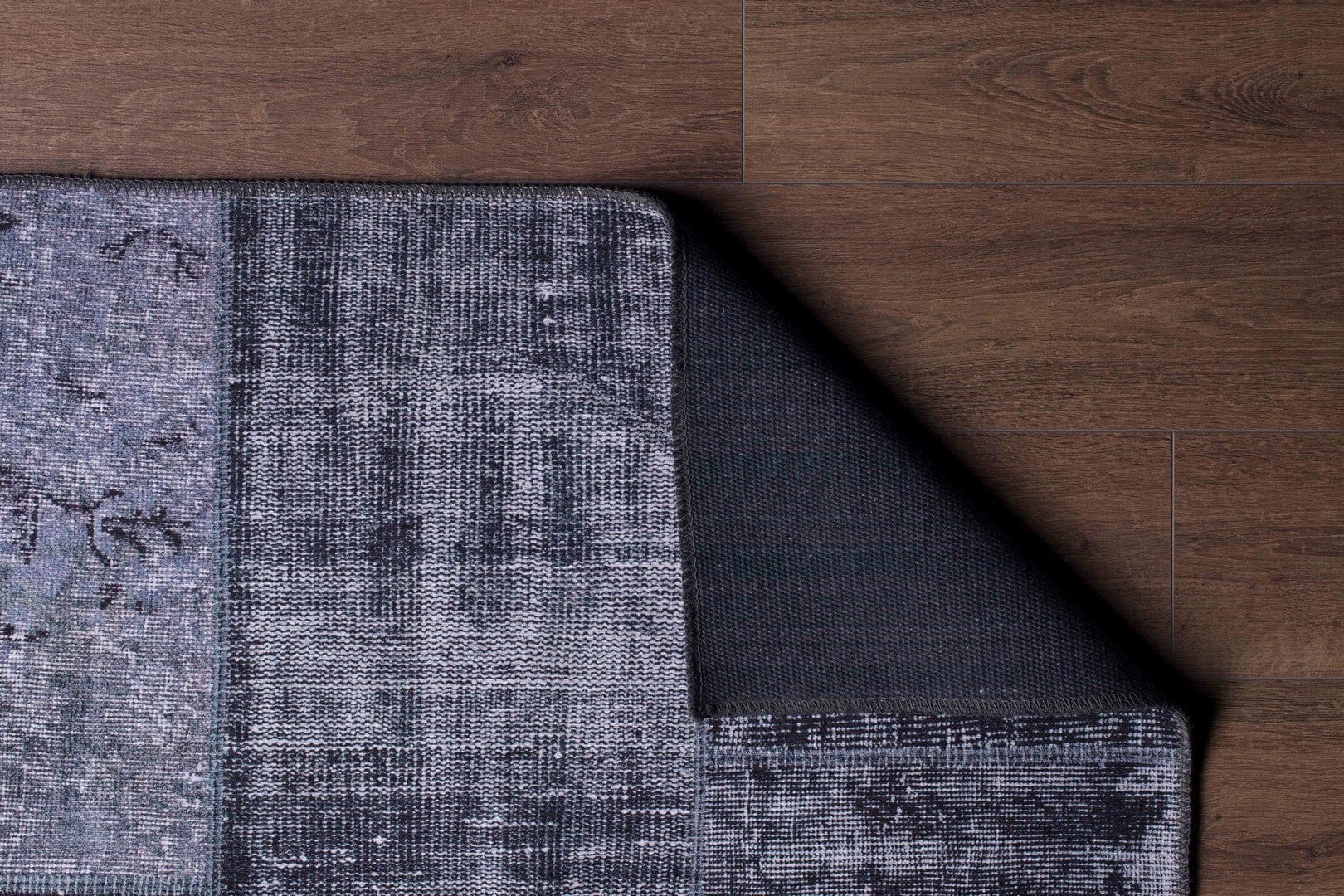 Covor JAZZ CHENILLE, 75x150 cm, forma dreptunghiulara, poliester, negru, AL 81