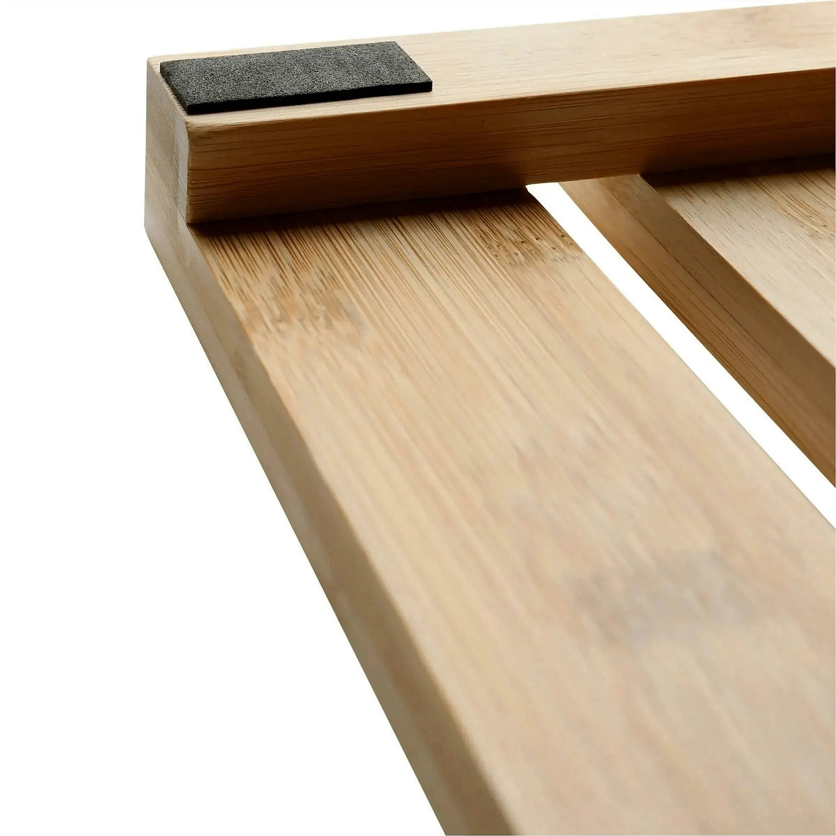 Covor KLERA, 38x59x3 cm, forma dreptunghiulara, bambus lacuit, lemn, anti-alunecare