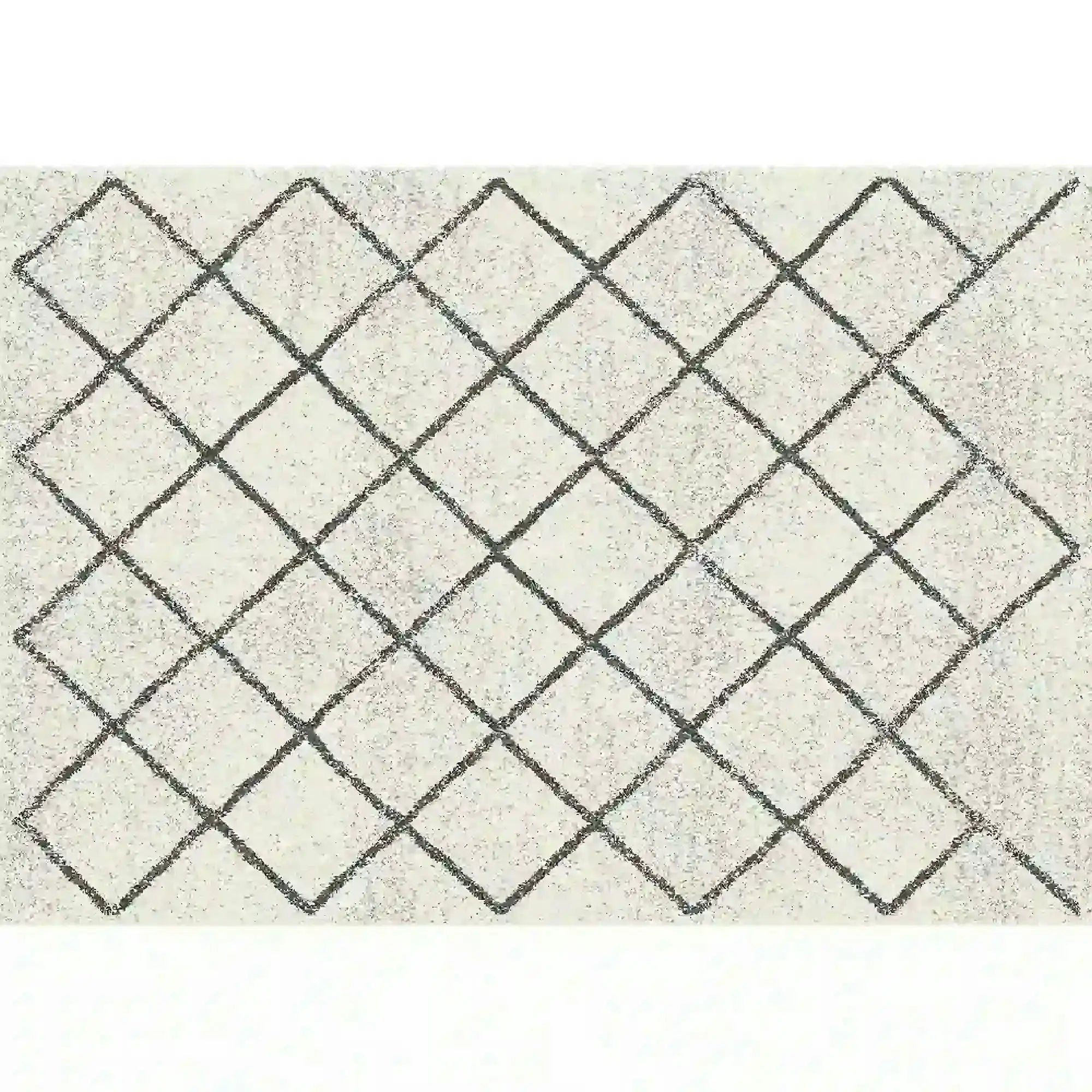 Covor MATES TYP 2, 57x90 cm, forma dreptunghiulara, poliester, bej/negru