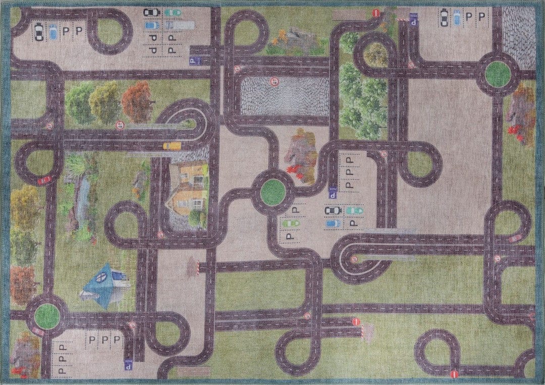 Covor MINOR CHENILLE, 75x150 cm, forma dreptunghiulara, poliester, multicolor, AL 107