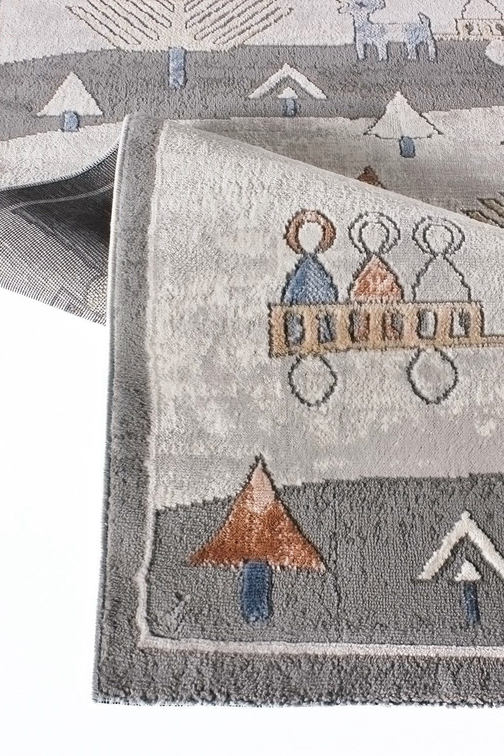 Covor MOTTO, 80x150 cm, forma dreptunghiulara, poliester, multicolor, 4583