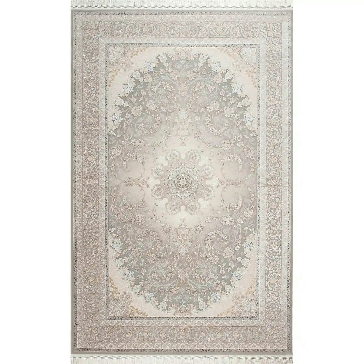 Covor PALACE 05193A, 80x150 cm, forma dreptunghiulara, fibre sintetice, auriu/crem deschis