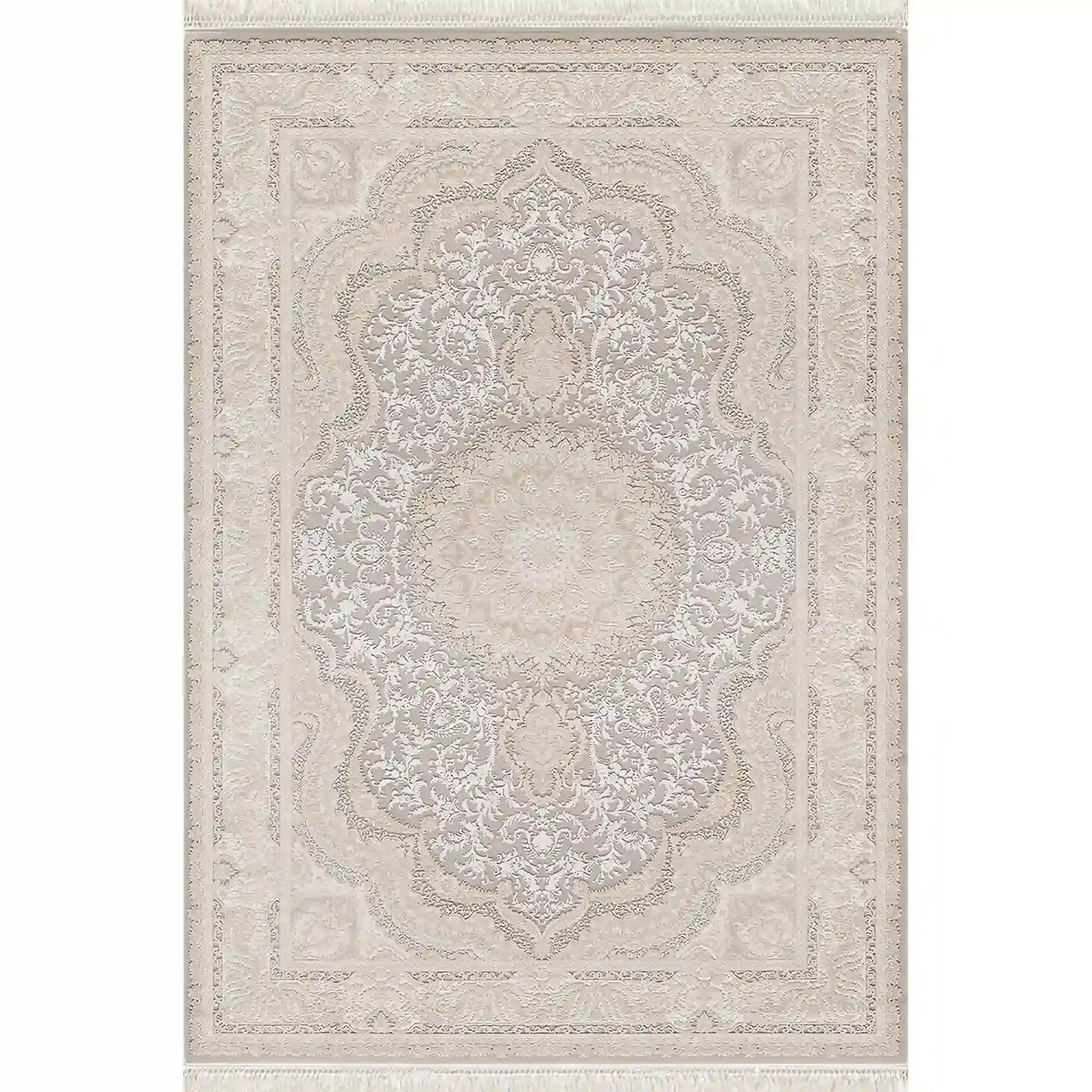 Covor PALACE 05202D, 160x230 cm, forma dreptunghiulara, fibre sintetice, crem/maro deschis