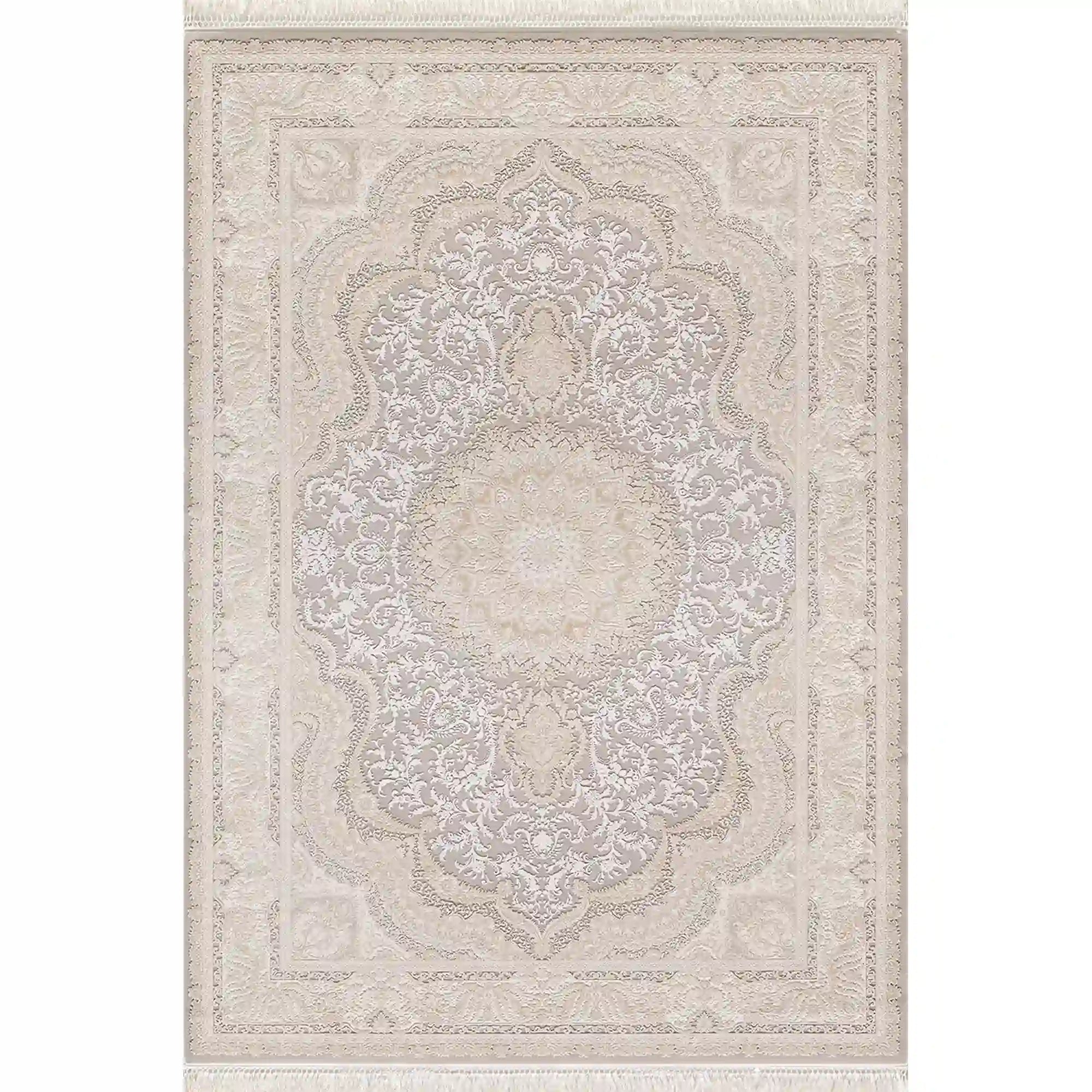 Covor PALACE 05202D, 160x230 cm, forma dreptunghiulara, fibre sintetice, crem/maro deschis