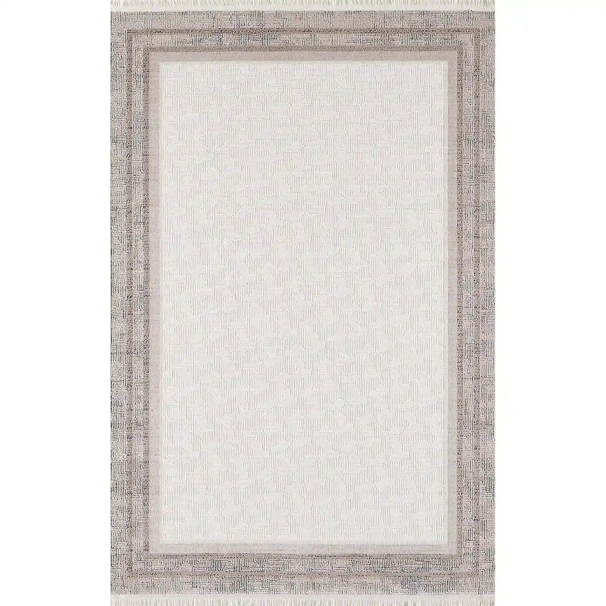 Covor ROMANTIK 02425A, 160x230 cm, forma dreptunghiulara, acril, crem/bej