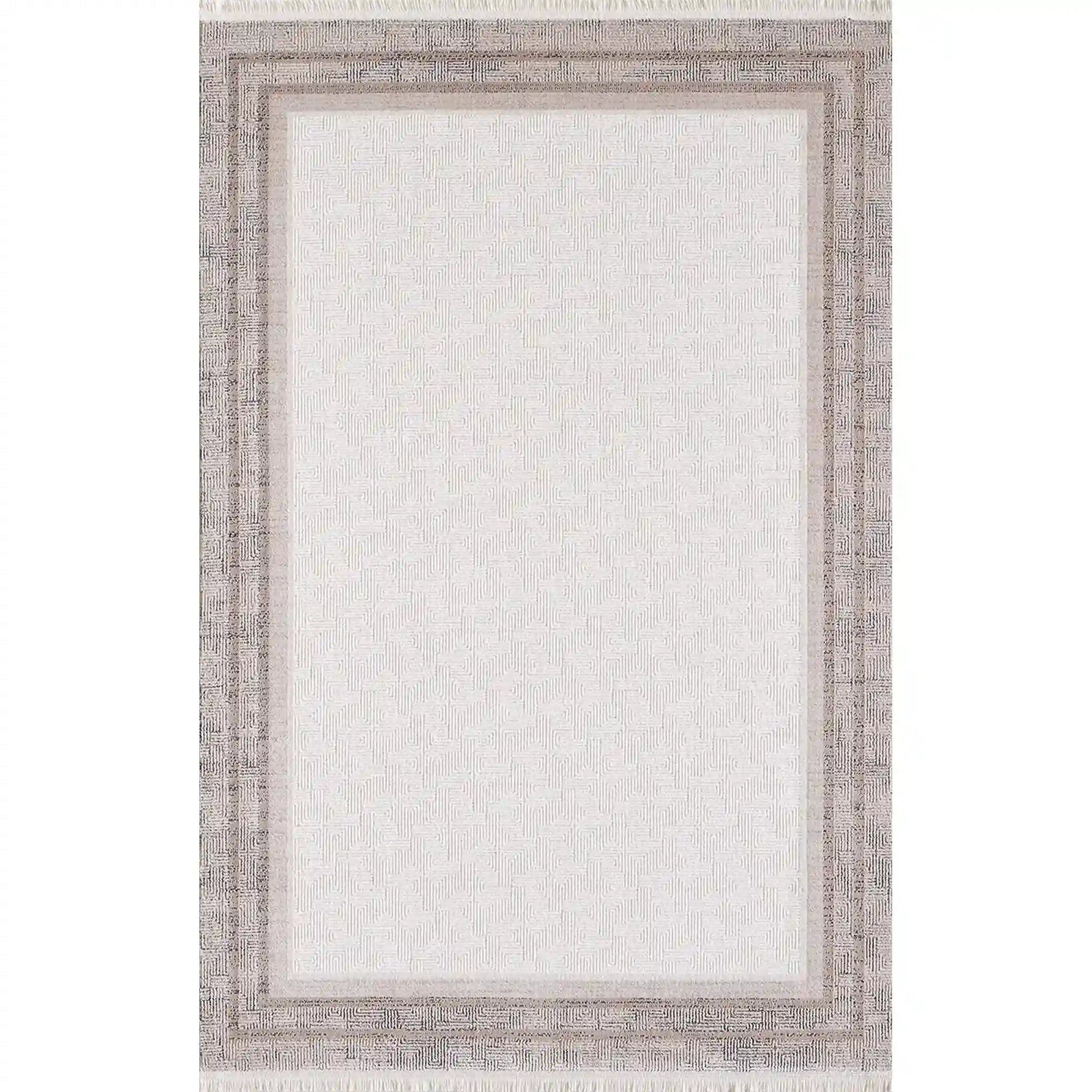 Covor ROMANTIK 02425A, 160x230 cm, forma dreptunghiulara, acril, crem/bej