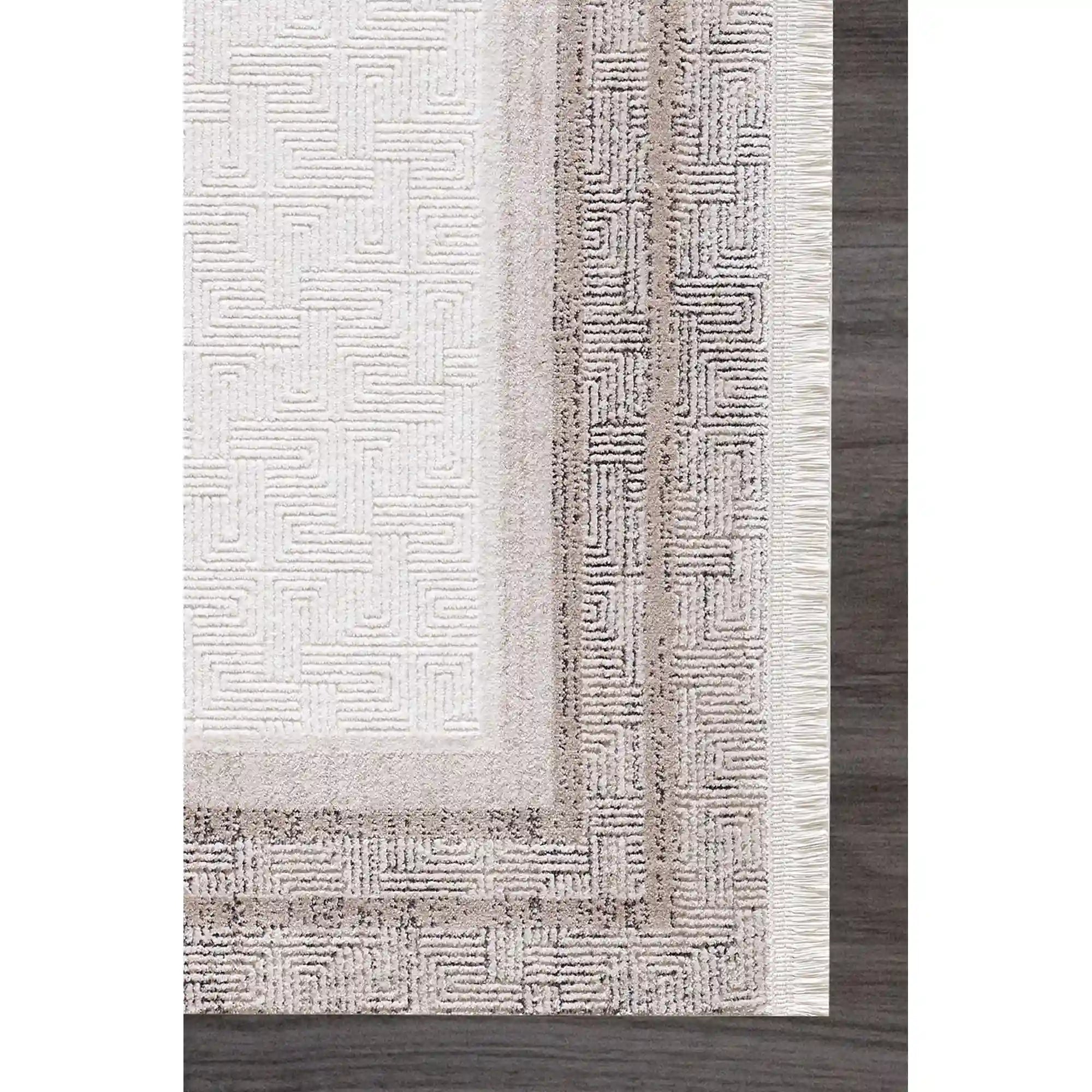 Covor ROMANTIK 02425A, 160x230 cm, forma dreptunghiulara, acril, crem/bej
