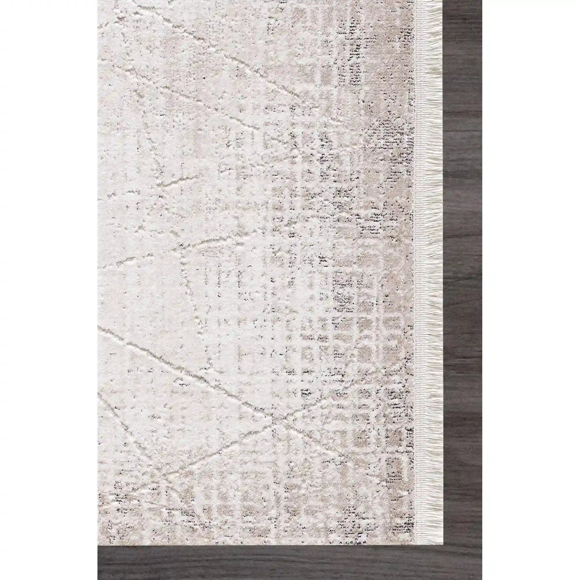 Covor ROMANTIK 02433A, 160x230 cm, forma dreptunghiulara, acril, crem/bej
