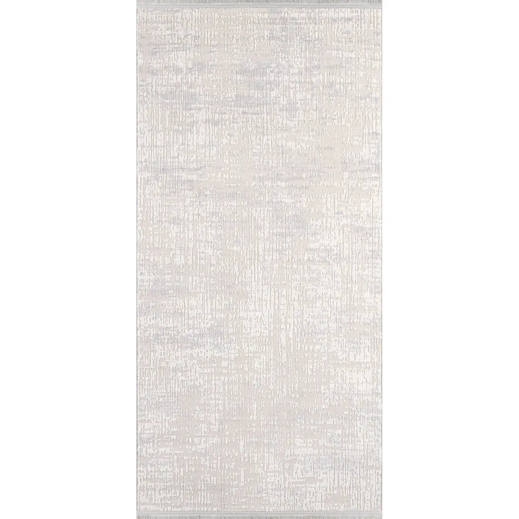 Covor ROSA 01101F, 160x230 cm, forma dreptunghiulara, acril, crem/gri