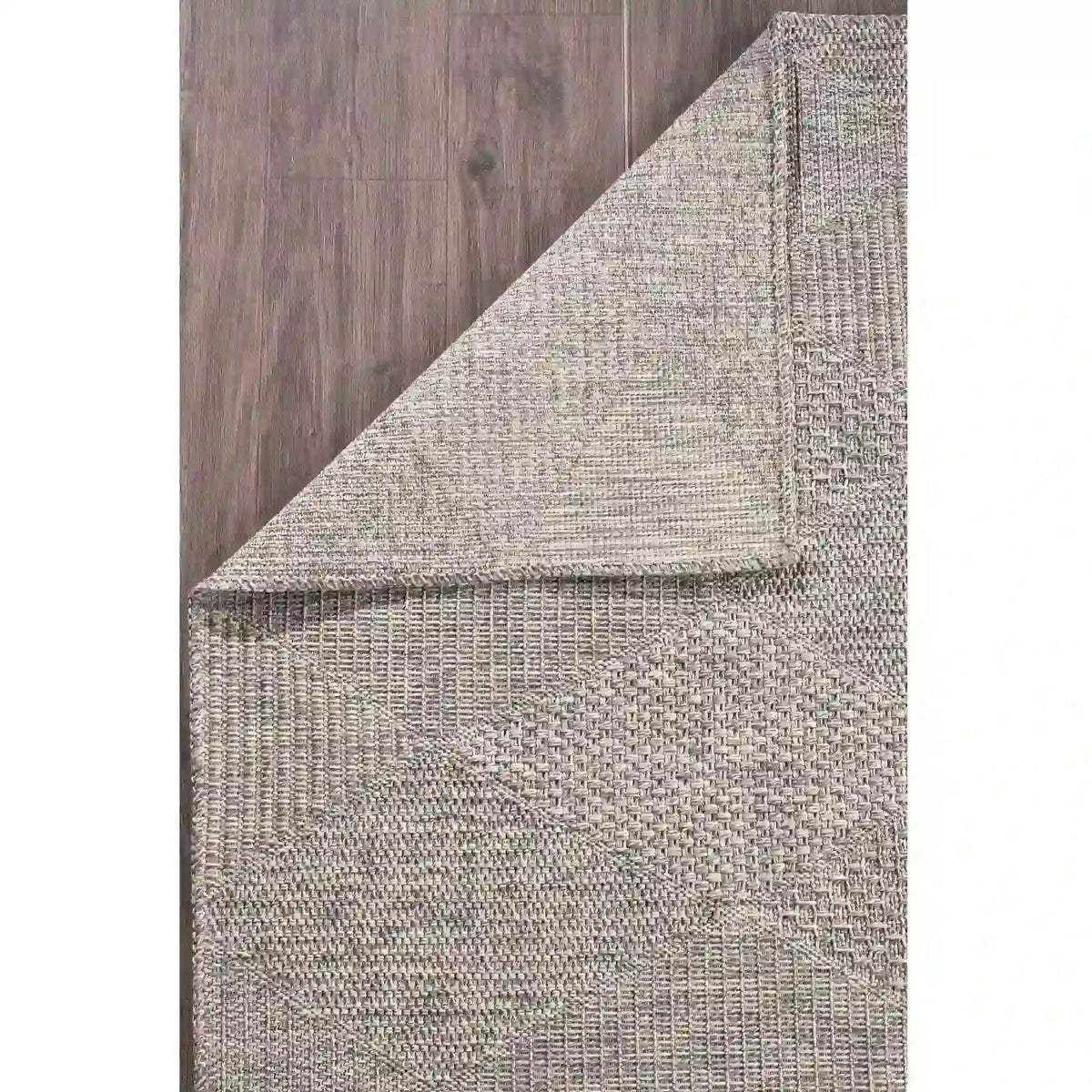 Covor RUSTICANA, 120x180 cm, forma dreptunghiulara, polipropilena, gri, 3104