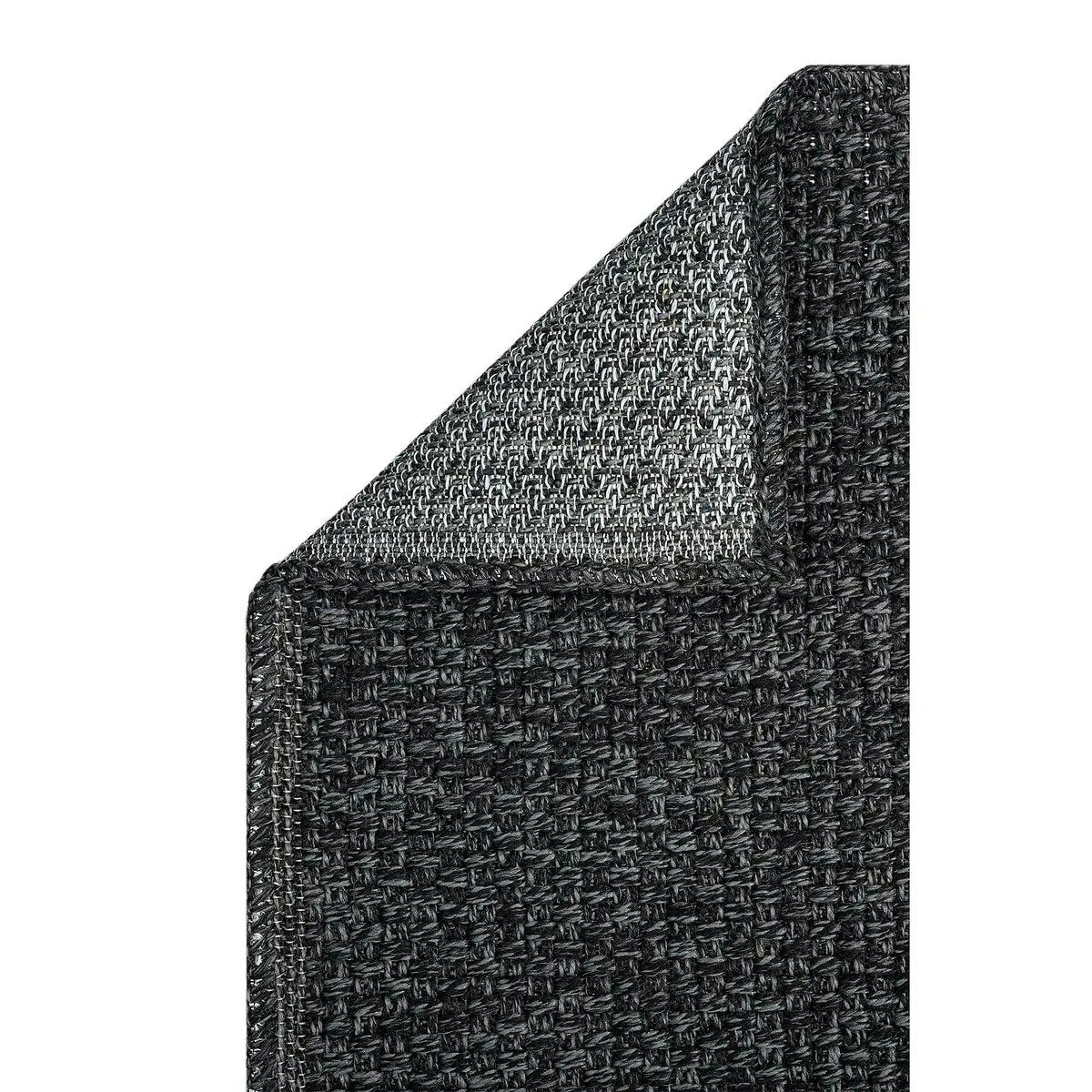 Covor RUSTICANA, 80x150 cm, forma dreptunghiulara, polipropilena, negru, 3105