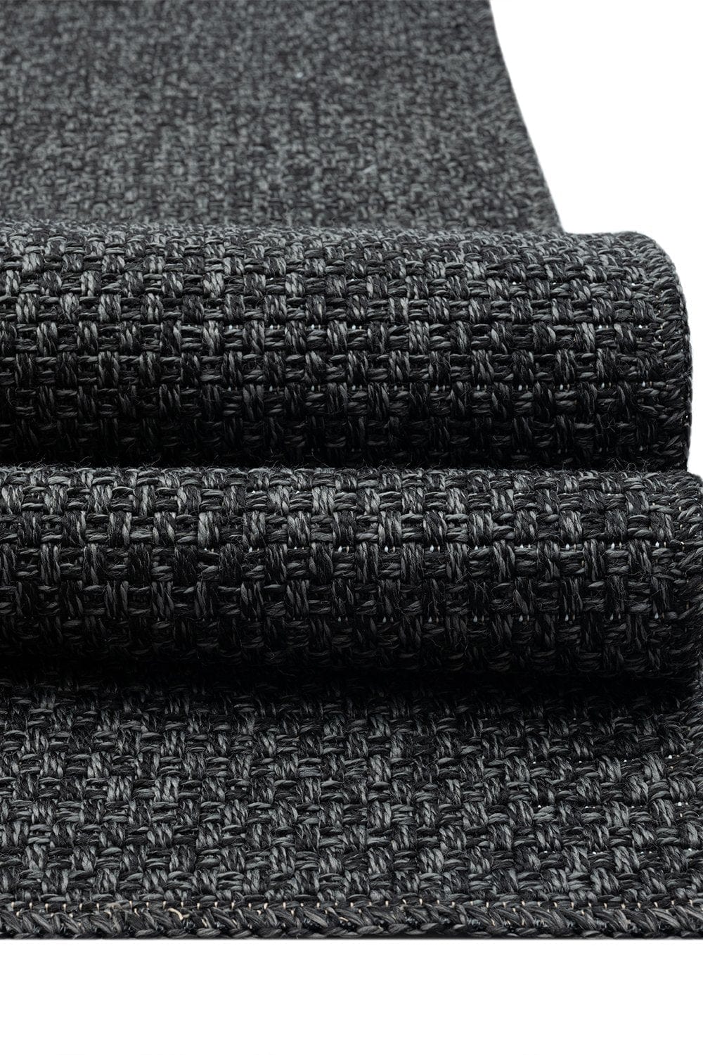 Covor RUSTICANA, 80x150 cm, forma dreptunghiulara, polipropilena, negru, 3105