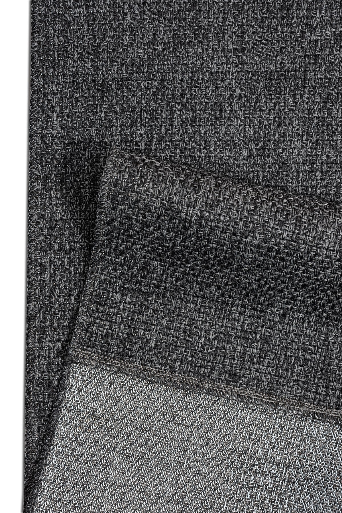 Covor RUSTICANA, 80x150 cm, forma dreptunghiulara, polipropilena, negru, 3105