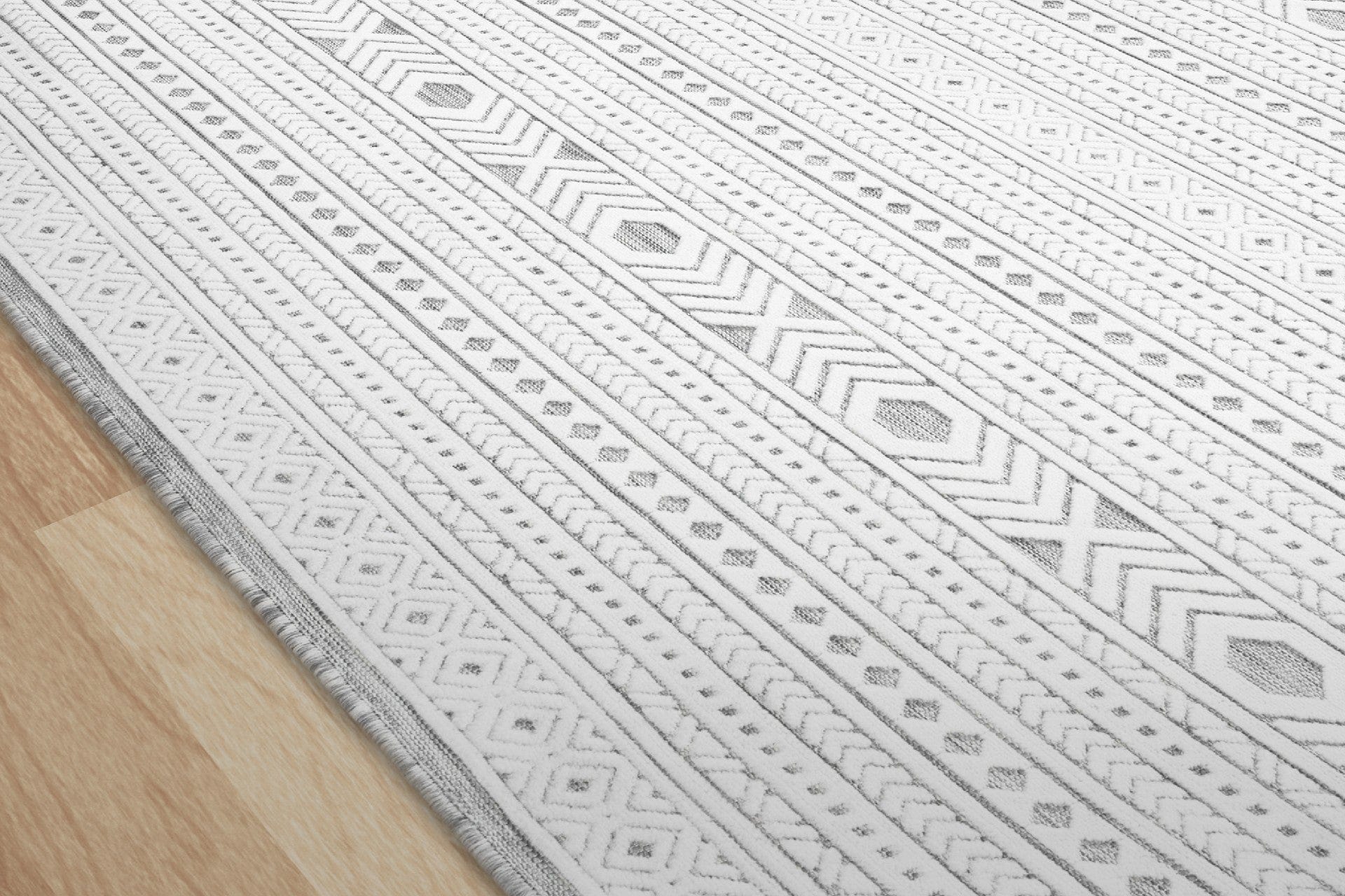 Covor SAND, 50x80 cm, forma dreptunghiulara, polipropilena, crem, 65543A