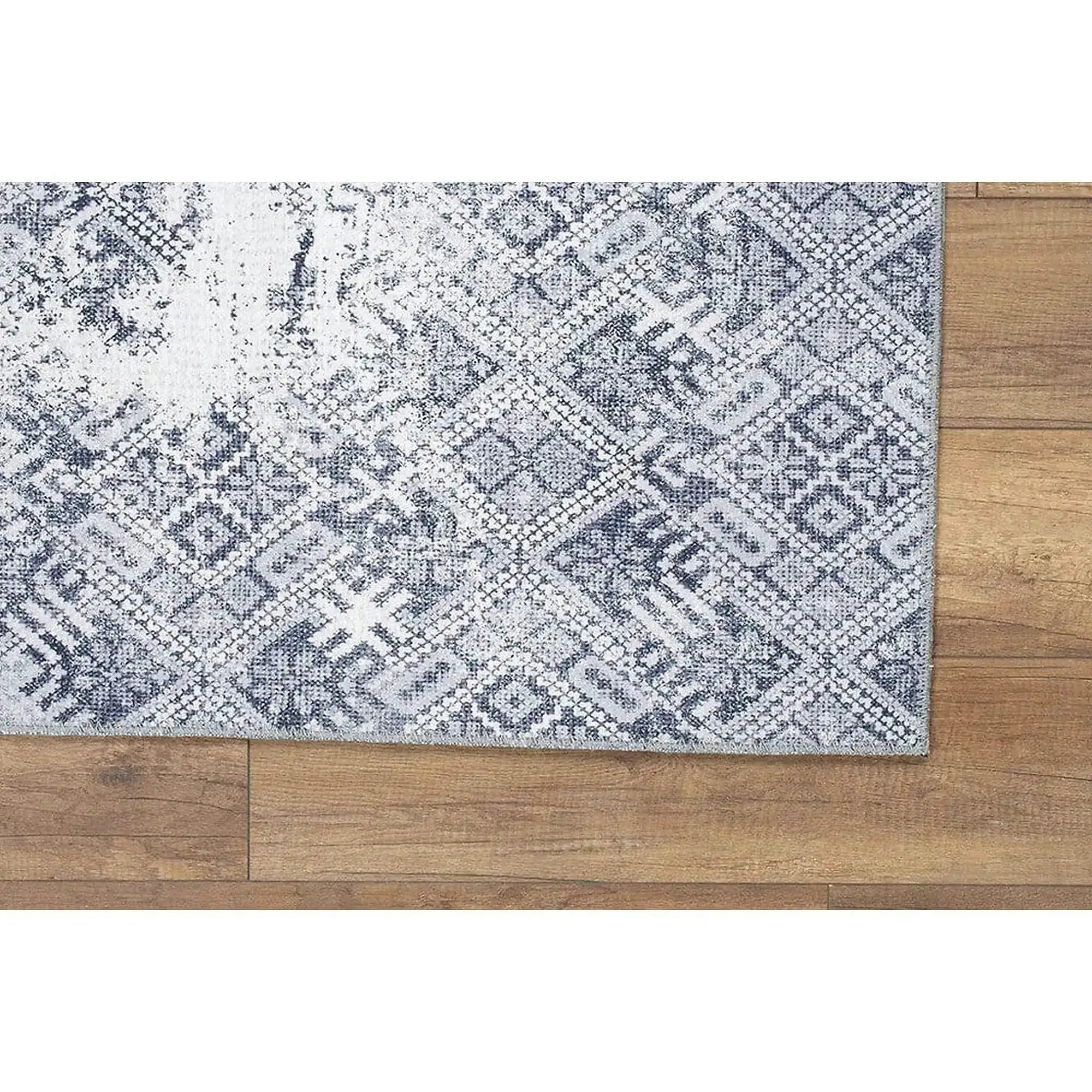 Covor SOUL CHENILLE, 75x150 cm, forma dreptunghiulara, poliester, gri, AL 54