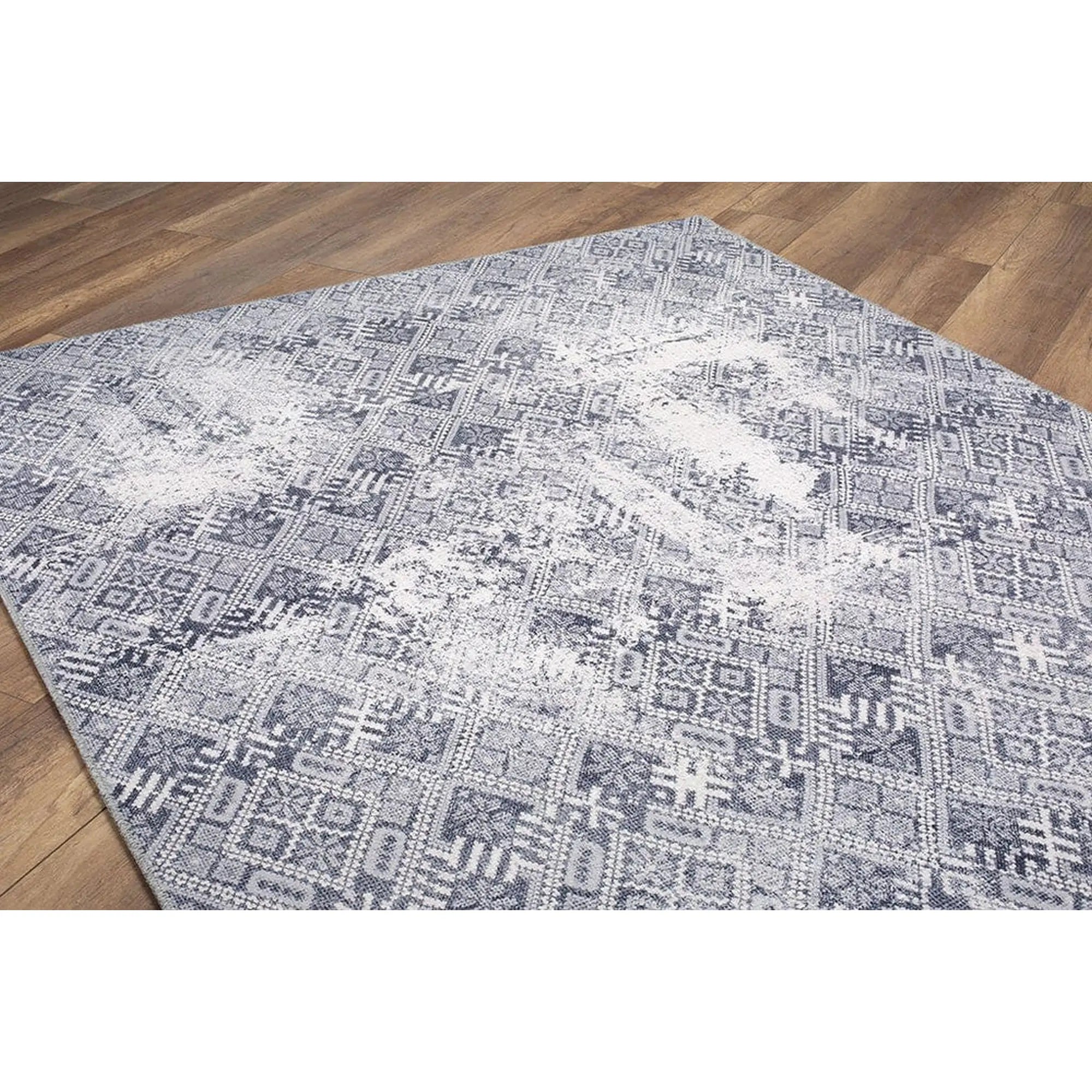 Covor SOUL CHENILLE, 75x150 cm, forma dreptunghiulara, poliester, gri, AL 54