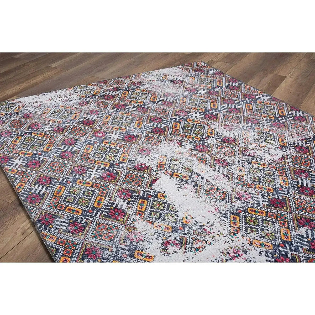 Covor SOUL CHENILLE, 75x150 cm, forma dreptunghiulara, poliester, multicolor, AL 12