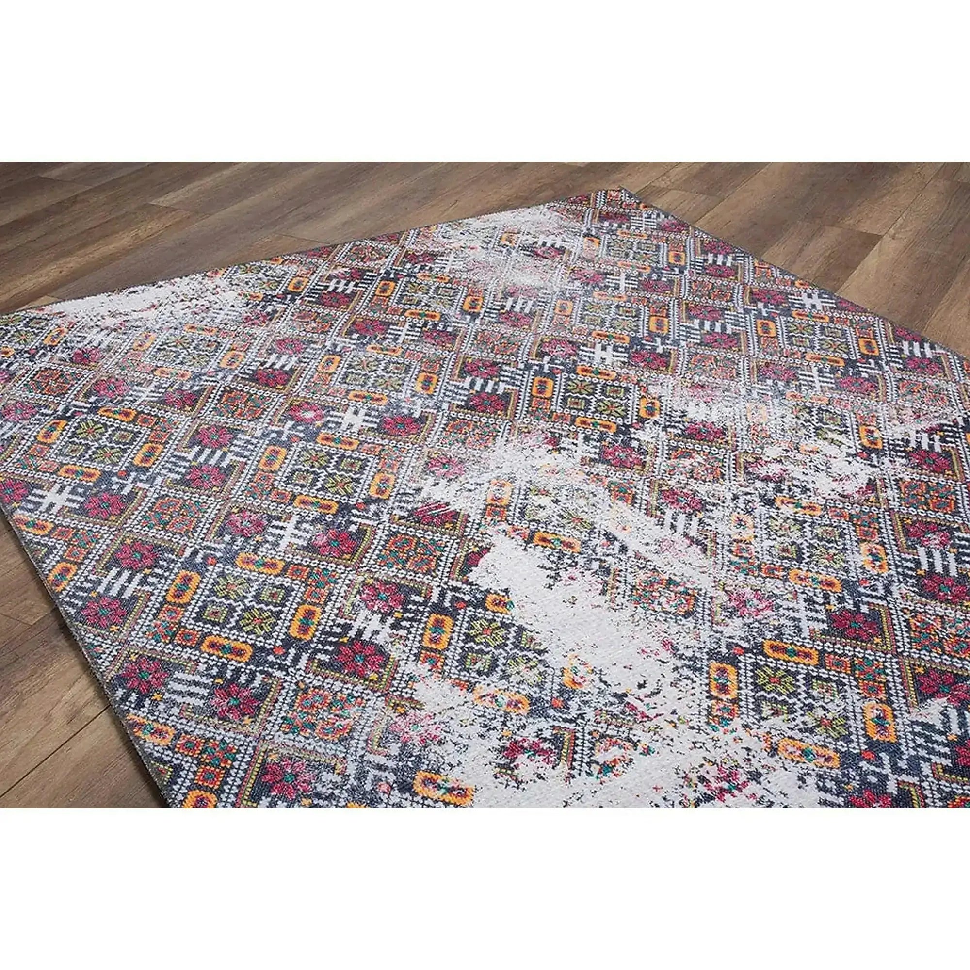 Covor SOUL CHENILLE, 75x150 cm, forma dreptunghiulara, poliester, multicolor, AL 12