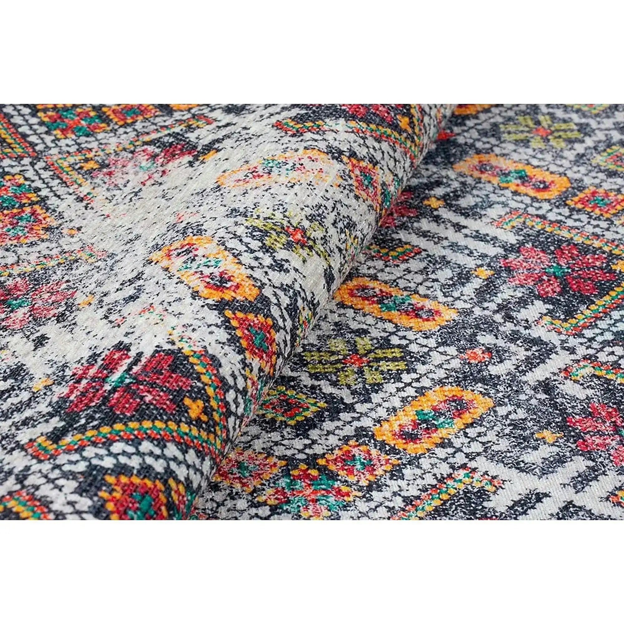 Covor SOUL CHENILLE, 75x150 cm, forma dreptunghiulara, poliester, multicolor, AL 12