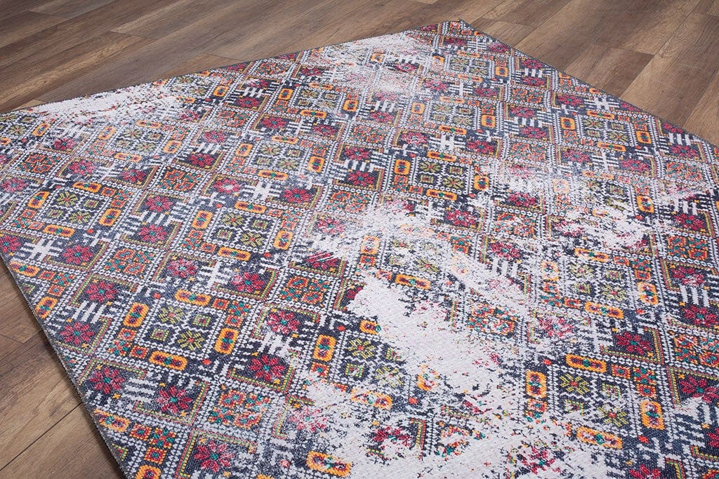 Covor SOUL CHENILLE, 75x150 cm, forma dreptunghiulara, poliester, multicolor, AL 12