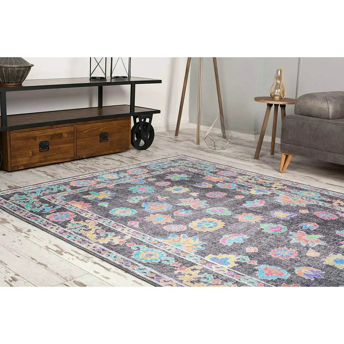 Covor SOUL CHENILLE, 75x150 cm, forma dreptunghiulara, poliester, multicolor, AL 146
