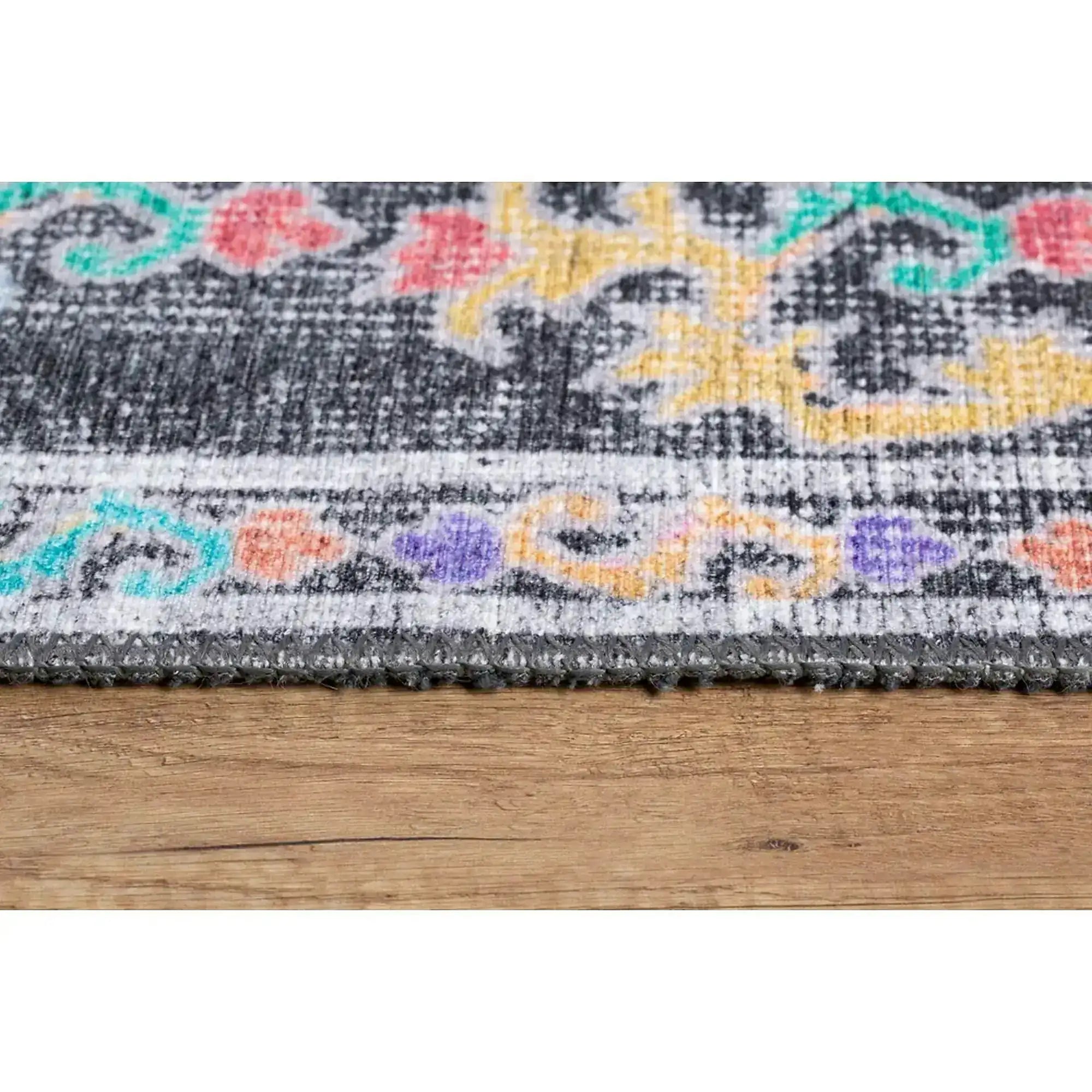 Covor SOUL CHENILLE, 75x150 cm, forma dreptunghiulara, poliester, multicolor, AL 146