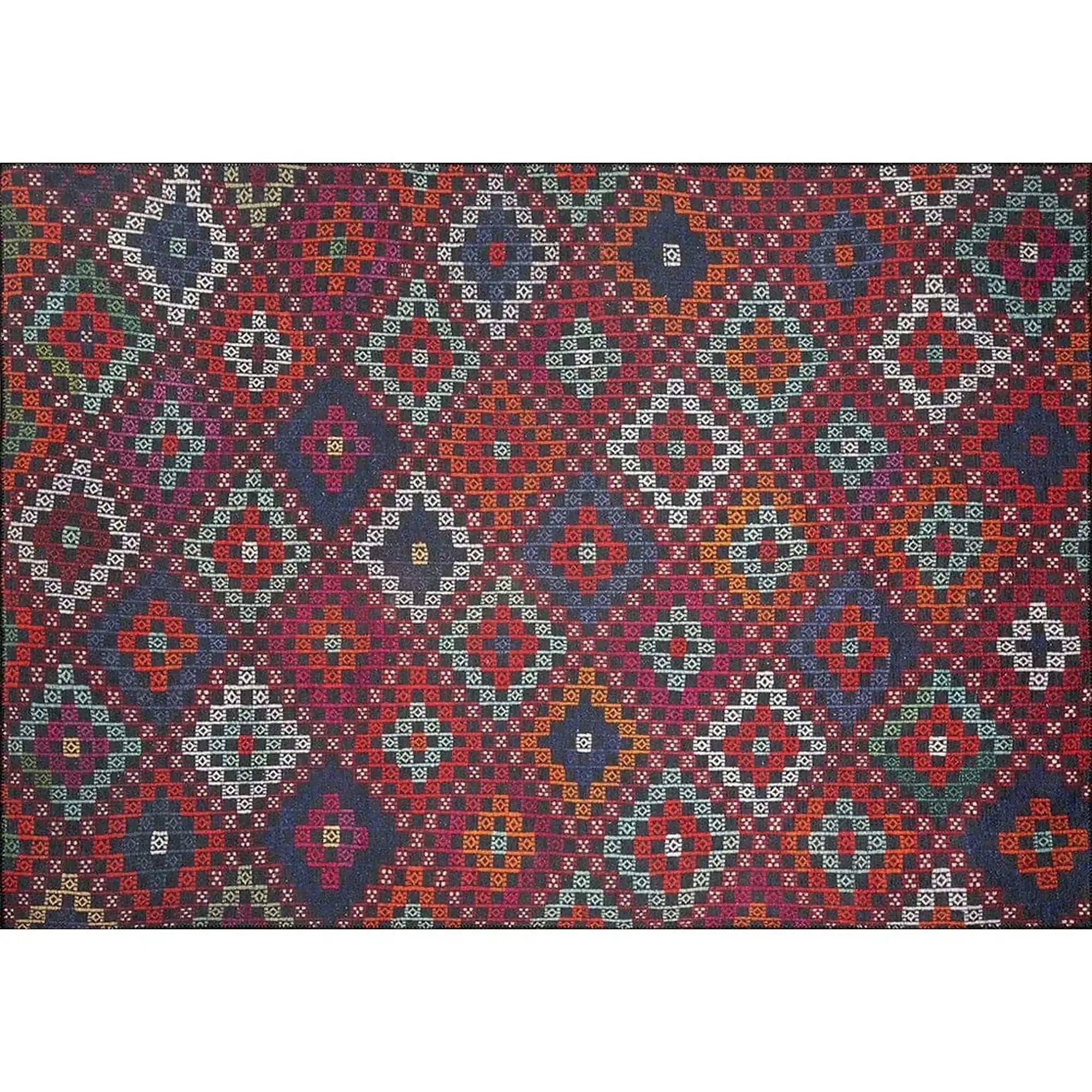 Covor SOUL CHENILLE, 75x150 cm, forma dreptunghiulara, poliester, multicolor, AL 17