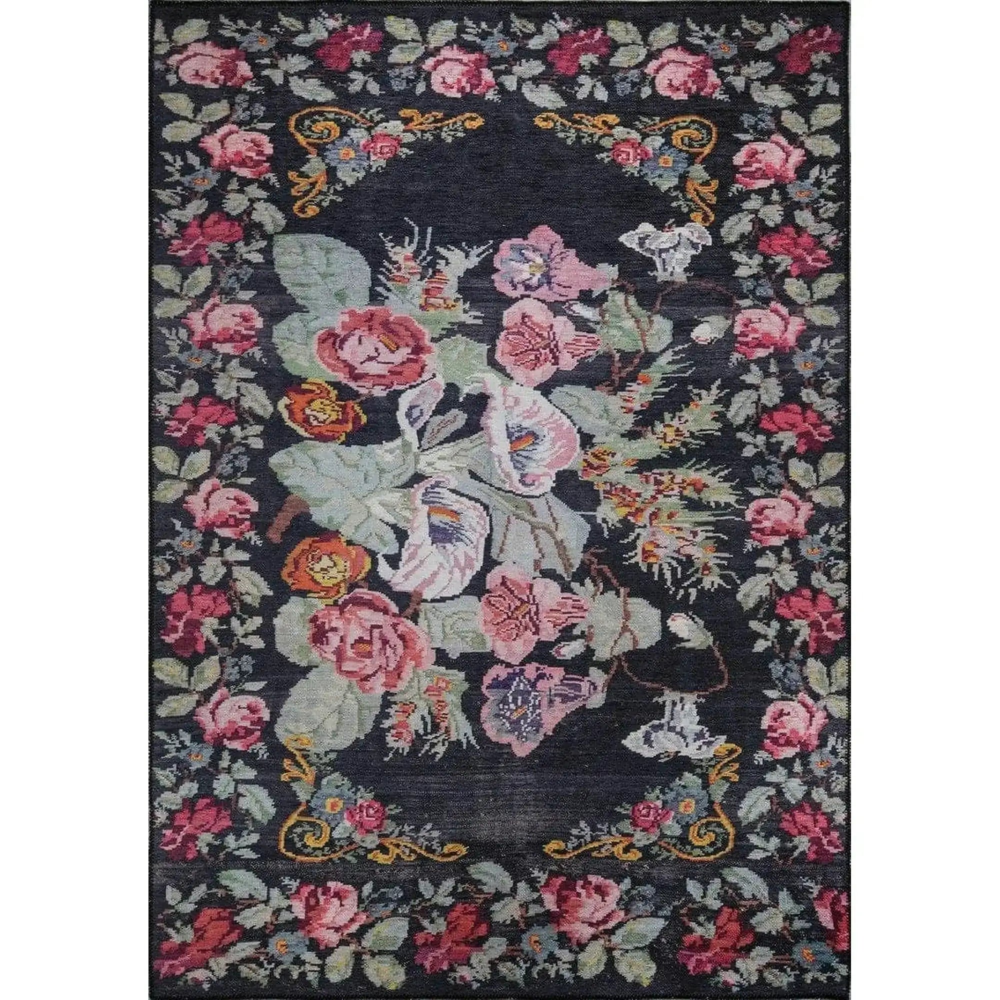 Covor SOUL CHENILLE, 75x150 cm, forma dreptunghiulara, poliester, multicolor, AL 86