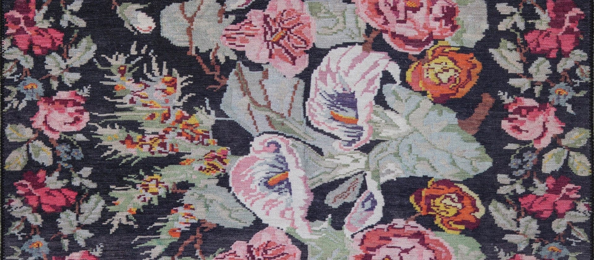 Covor SOUL CHENILLE, 75x150 cm, forma dreptunghiulara, poliester, multicolor, AL 86