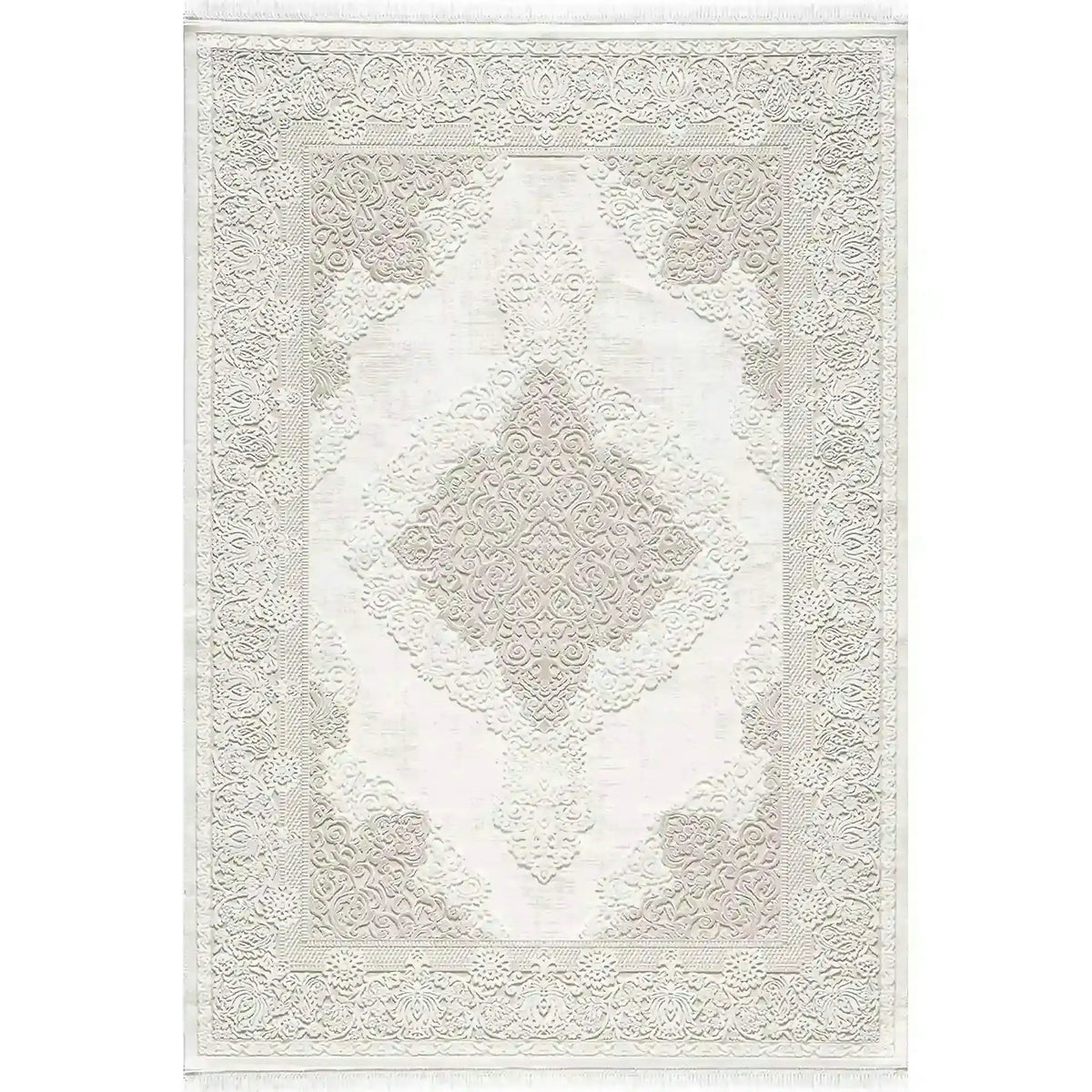 Covor VANESSA 06152B, 160x230 cm, forma dreptunghiulara, acril/poliester, bej/crem