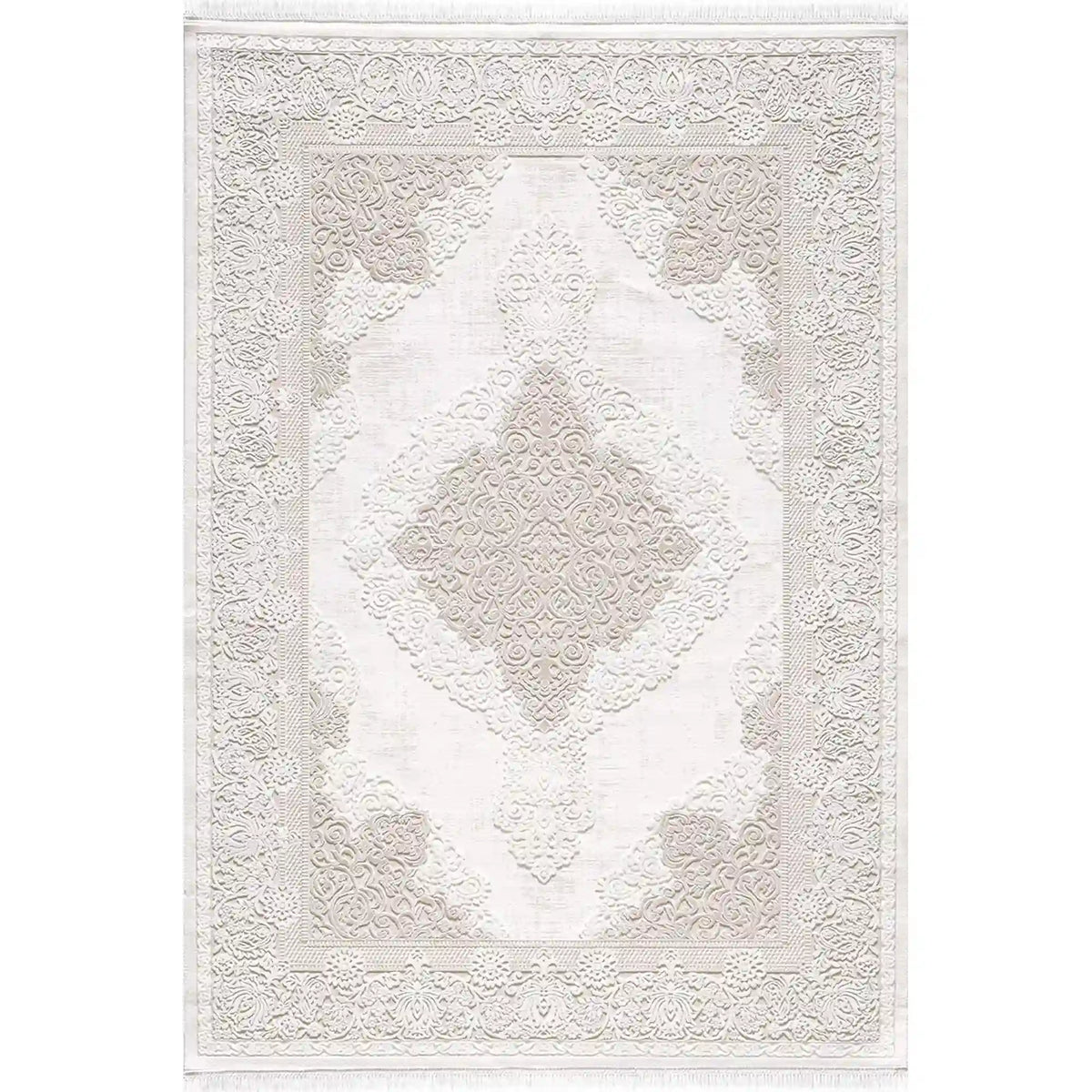 Covor VANESSA 06152B, 160x230 cm, forma dreptunghiulara, acril/poliester, bej/crem