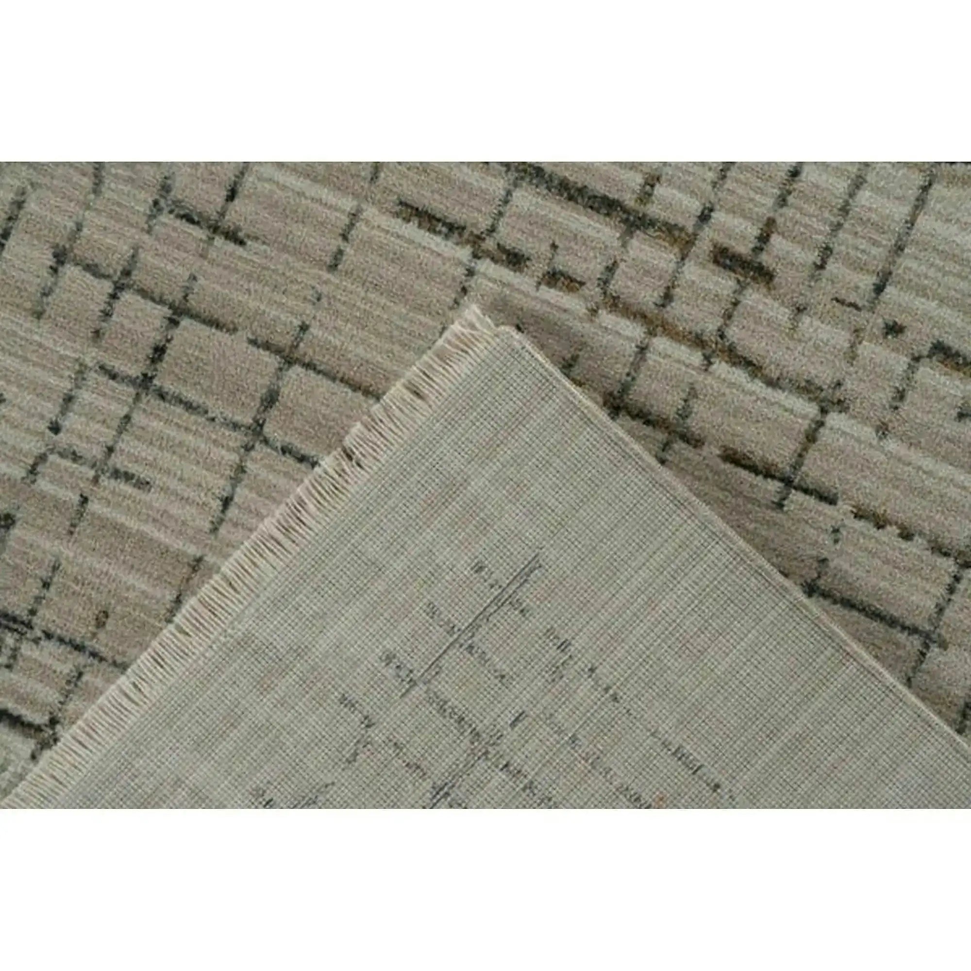 Covor VOGUE 704, 160x230 cm, forma dreptunghiulara, poliester, bej