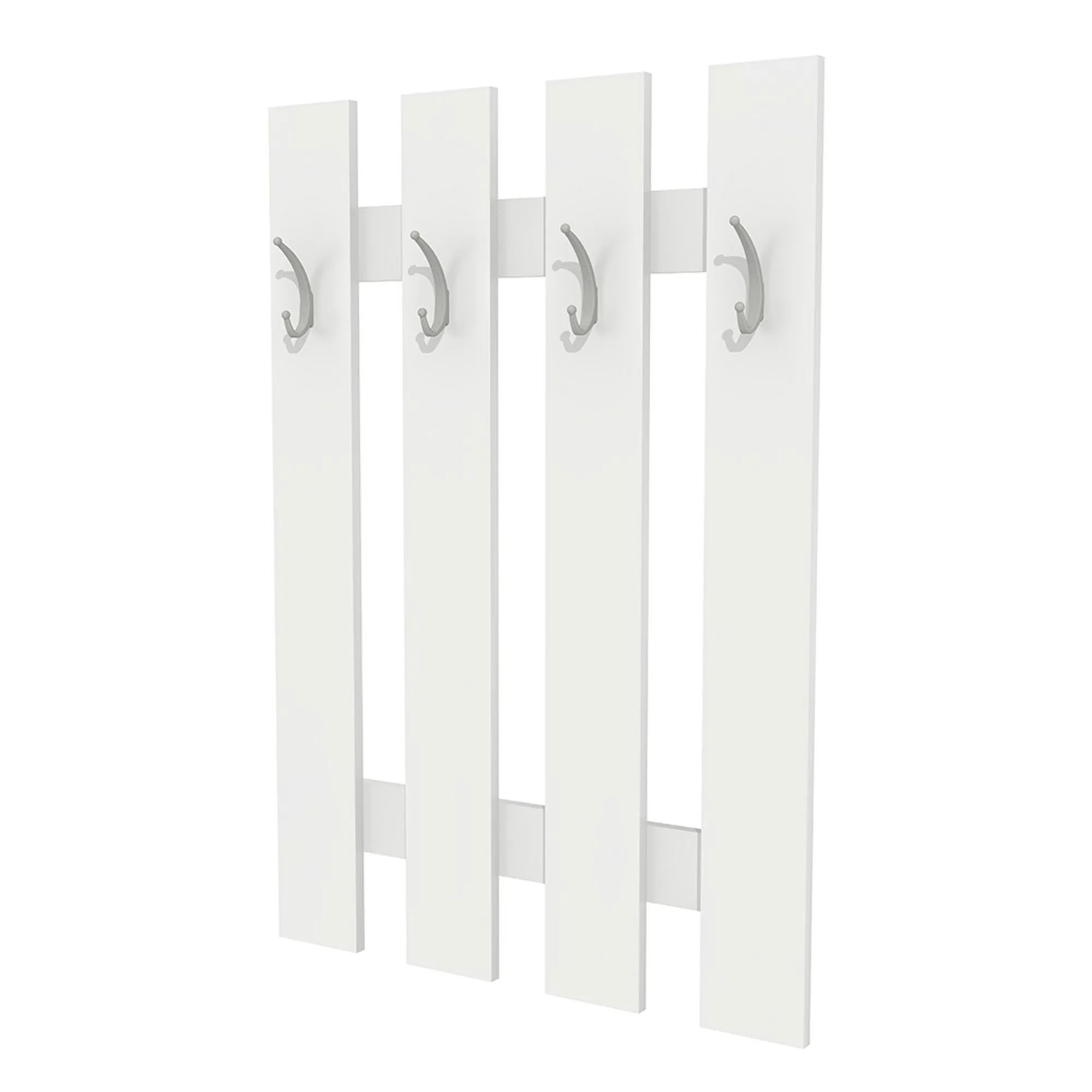 Cuier de perete KORADO NEW KV11, alb, PAL, 70x3x100 cm