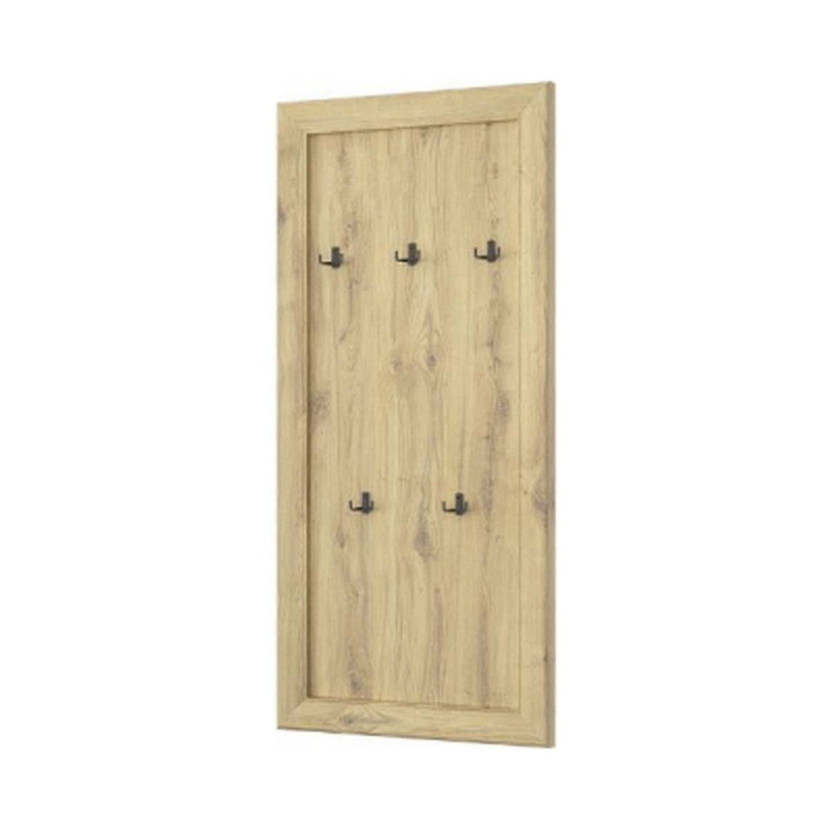 Cuier de perete SAPORI, stejar navarra, PAL laminat, 70x7x150 cm