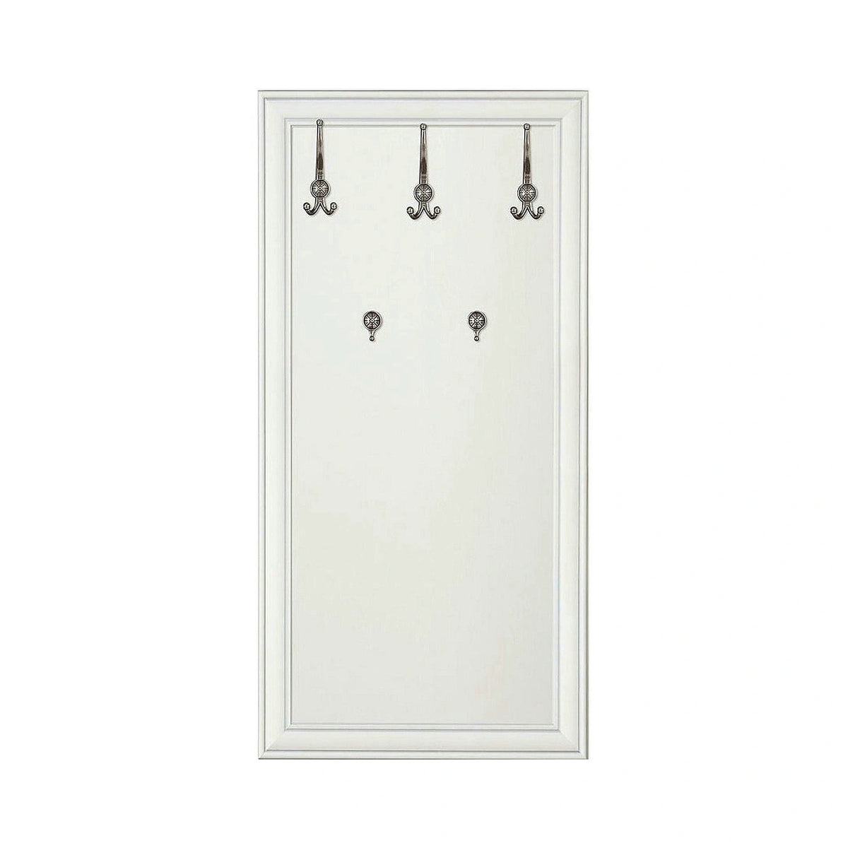 Mobilier hol cu oglinda IDENTO 4, alb, PAL melaminat, format din 4 piese