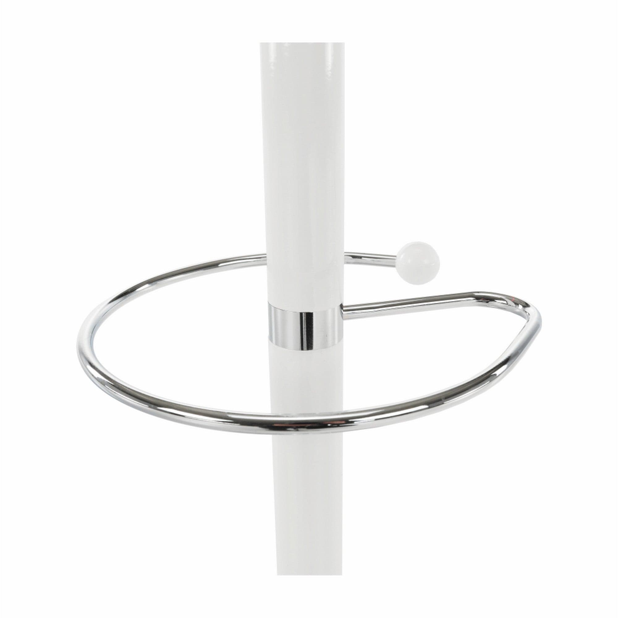 Cuier pom ALAN NEW, alb, metal/marmura, 37x175 cm