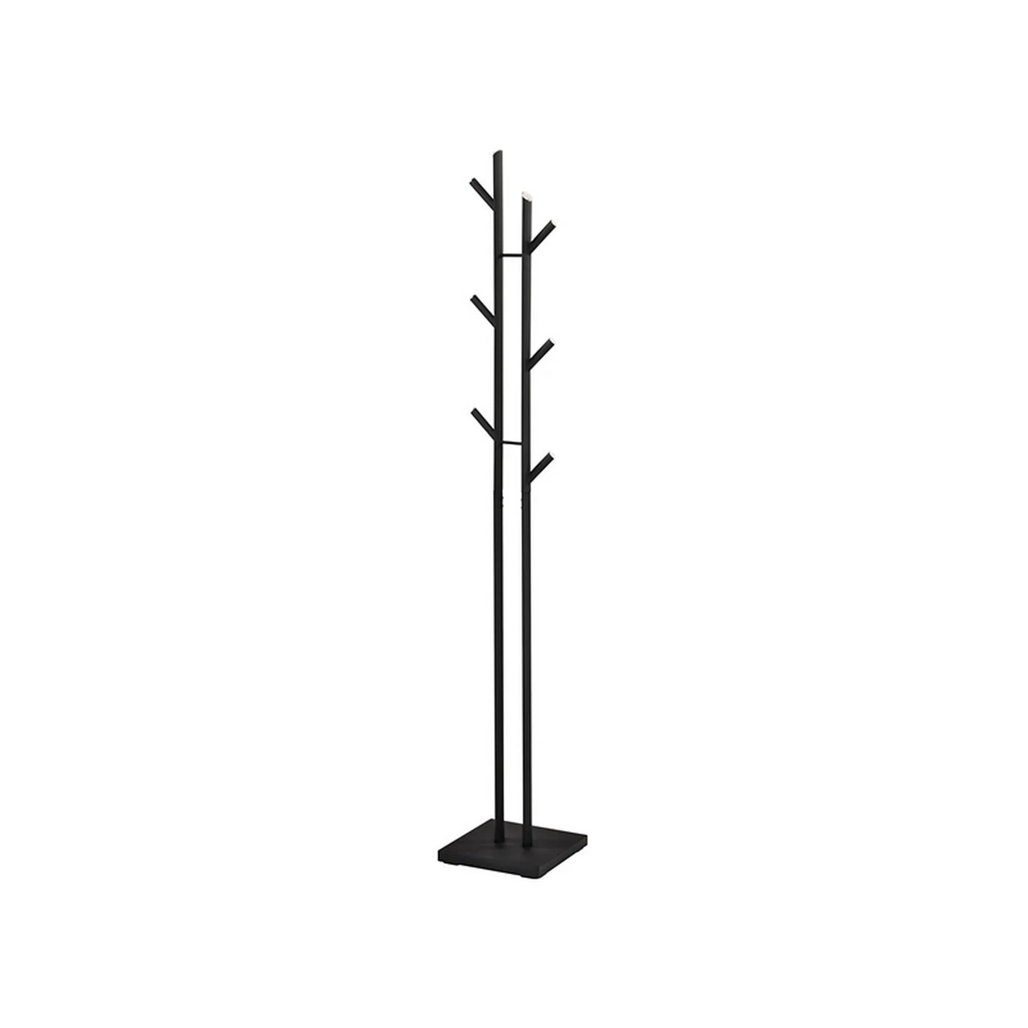 Cuier pom ALEXA, negru, metal/plastic, 29x117 cm
