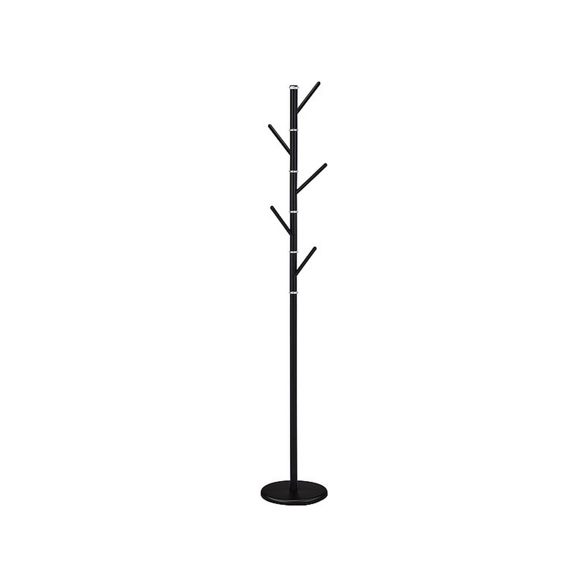 Cuier pom DUKE, negru, metal, 28x175 cm