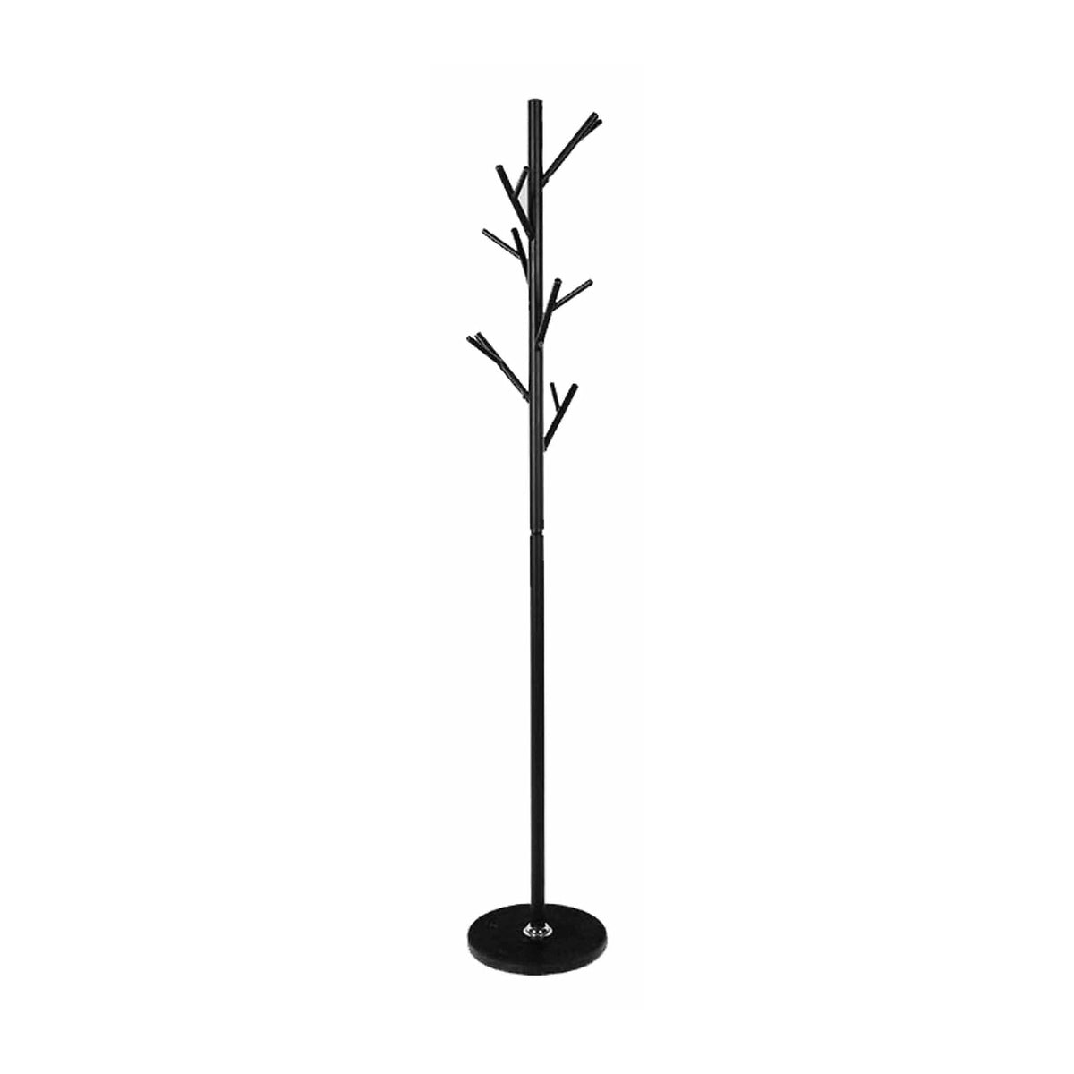 Cuier pom EFRAN, negru, metal, 37x173 cm