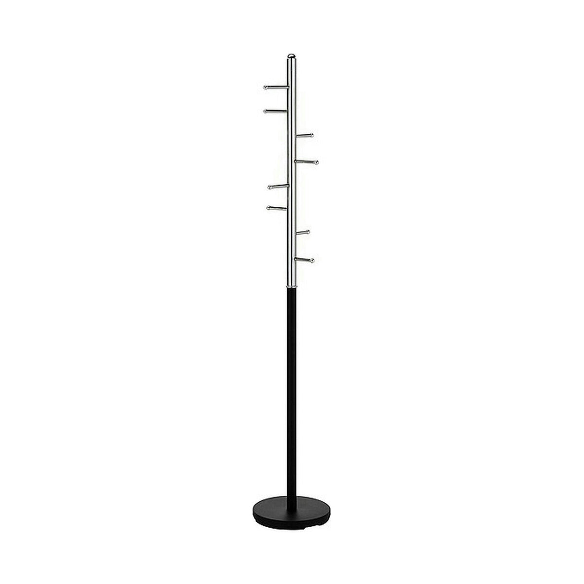 Cuier pom FERRO, crom/negru, metal, 30x173 cm