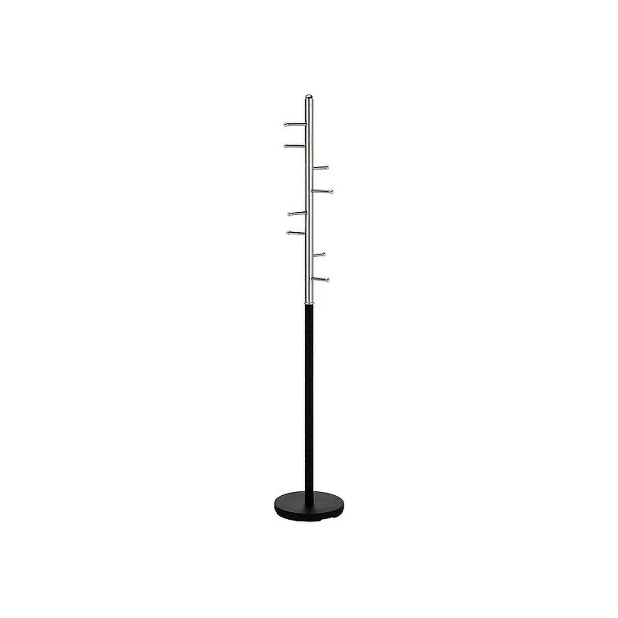 Cuier pom FERRO, crom/negru, metal, 30x173 cm