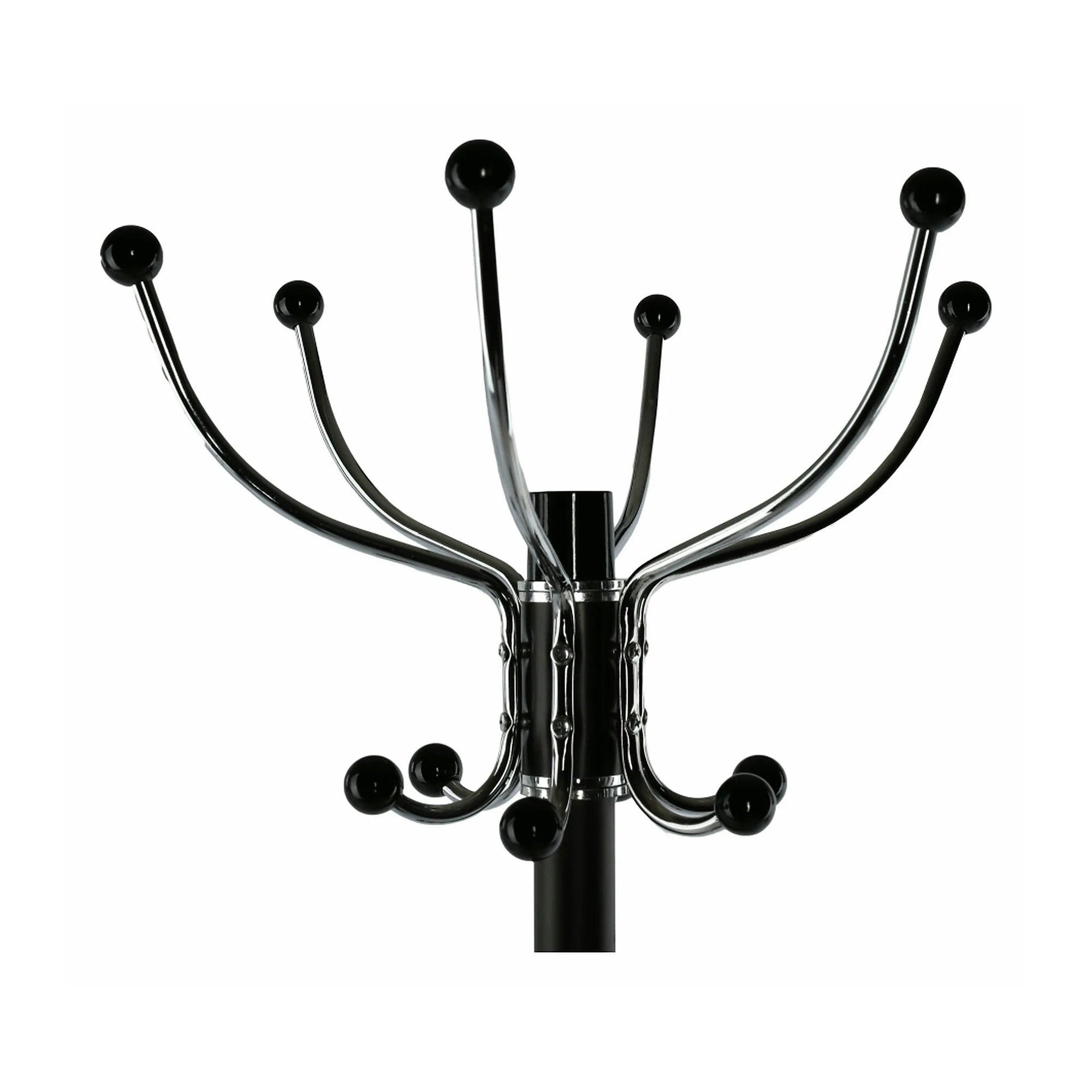 Cuier pom JIMY NEW, negru, metal/marmura, 37x175 cm