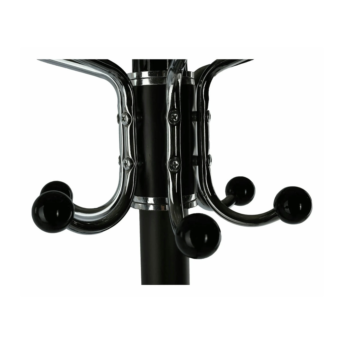 Cuier pom JIMY NEW, negru, metal/marmura, 37x175 cm