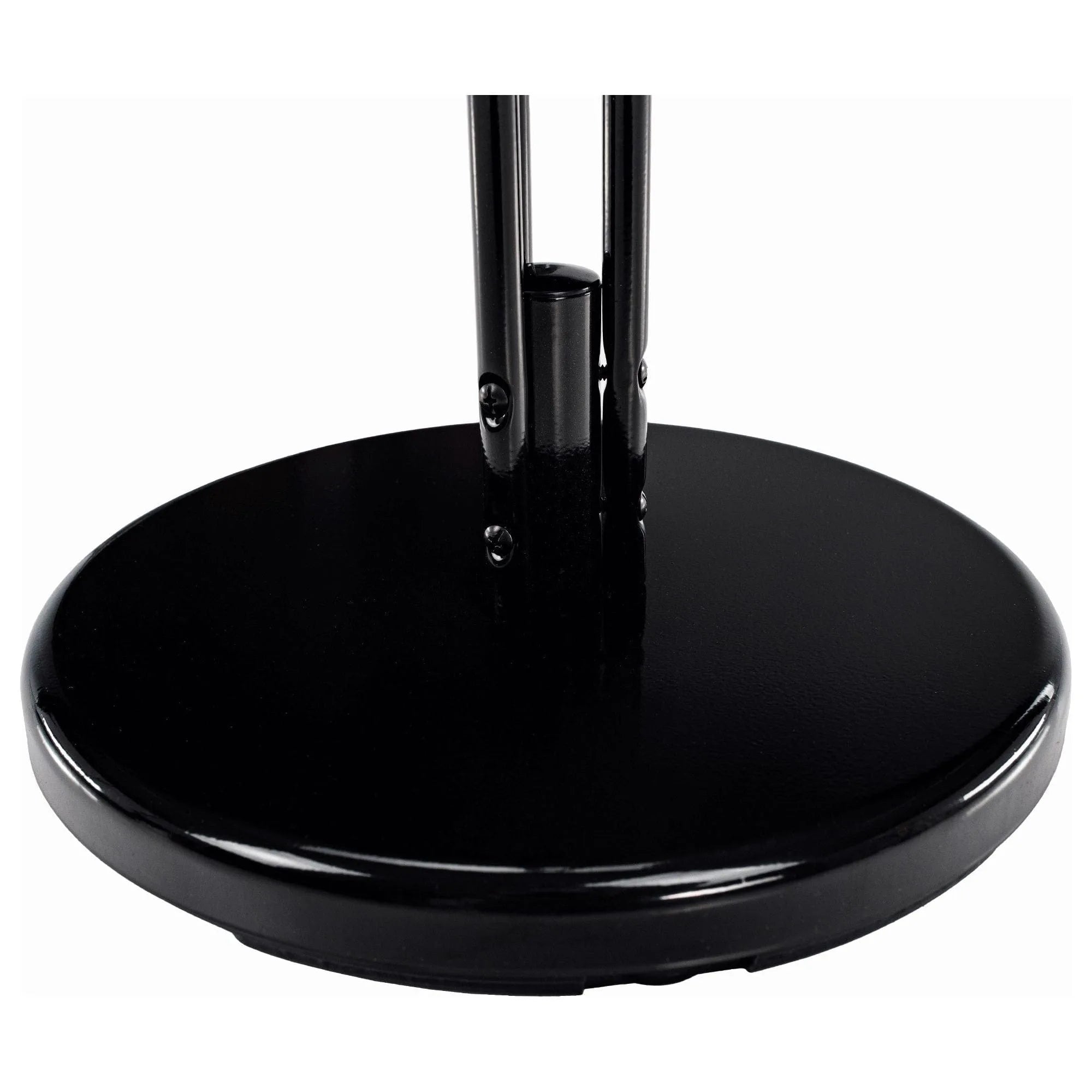 Cuier pom VASIL, negru lucios/stejar, metal/lemn, 30x30x198 cm