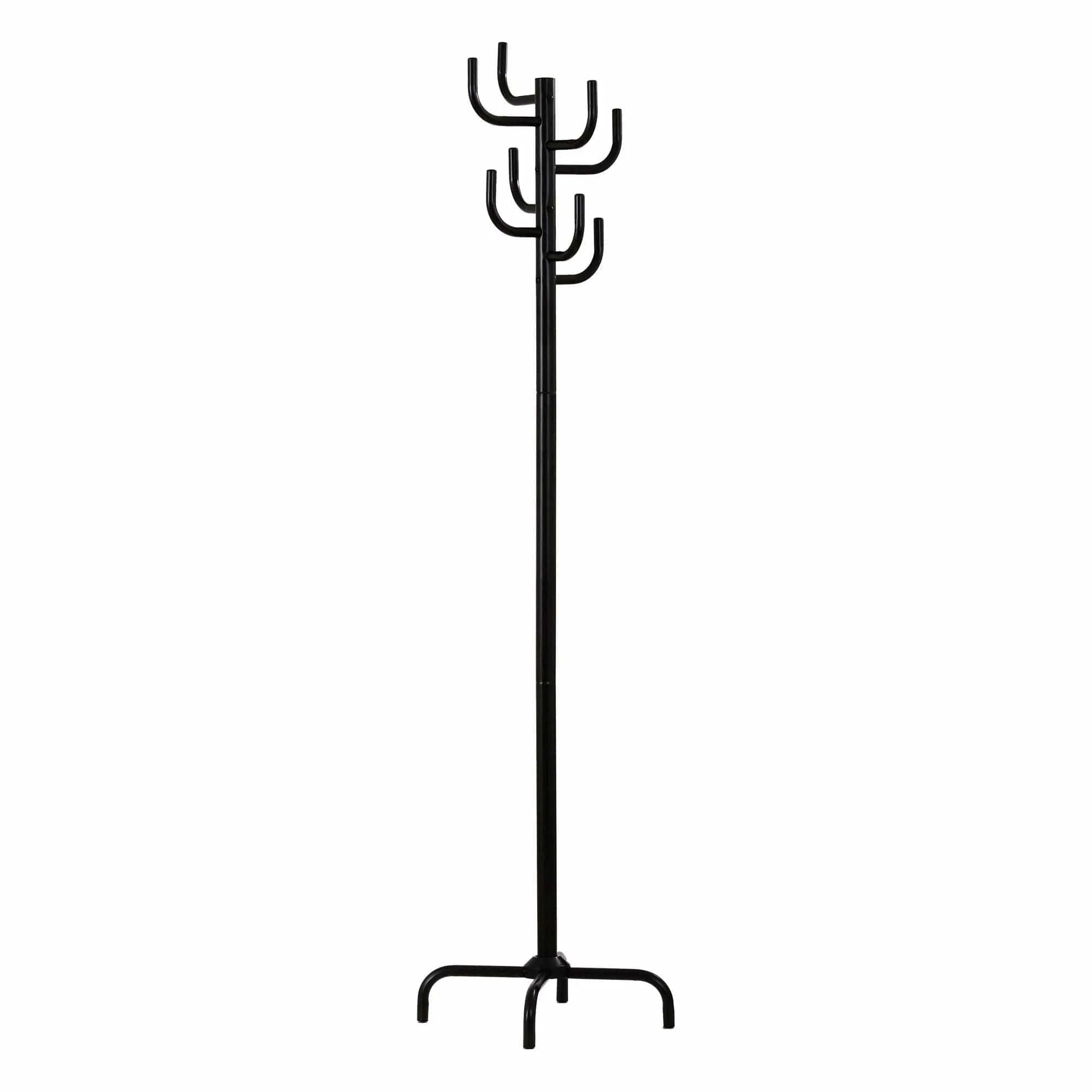 Cuier pom W11, negru, otel, 48x178 cm