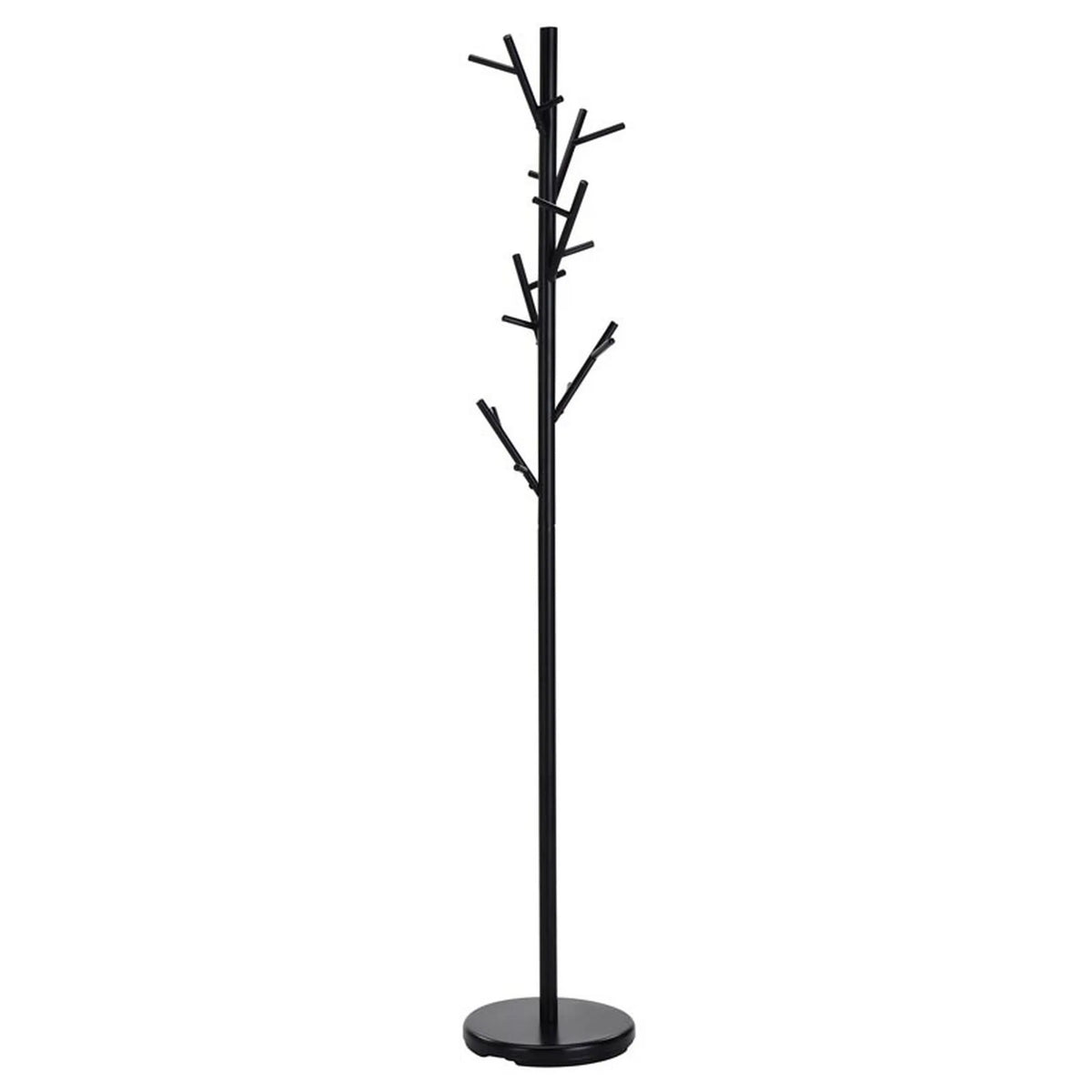 Cuier pom W33, negru, otel, 30x176 cm