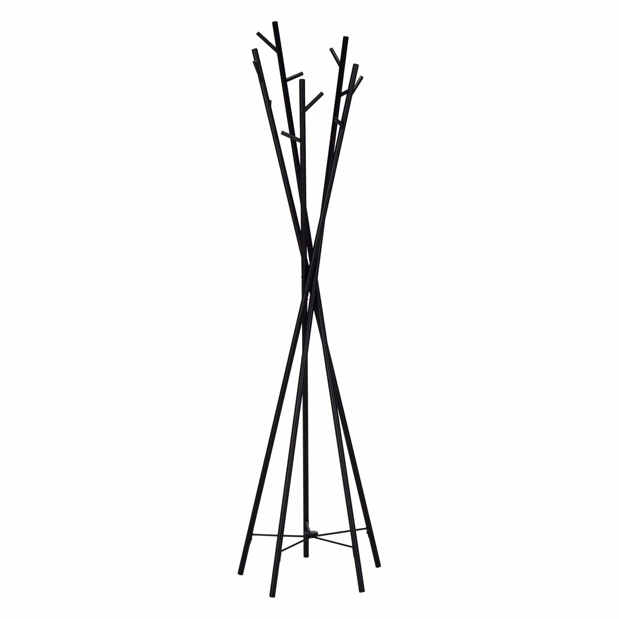 Cuier pom W35, negru, otel, 50x180 cm