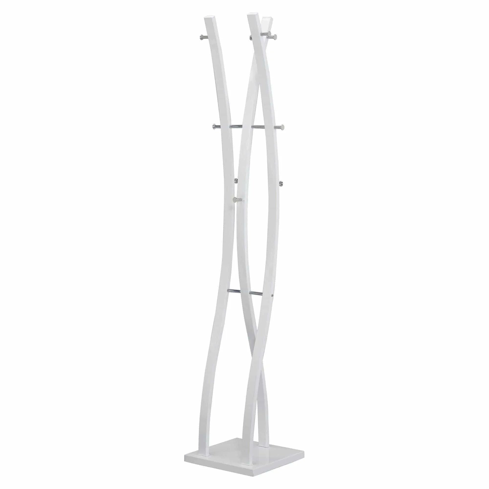 Cuier pom W50, alb, 35x35x179 cm