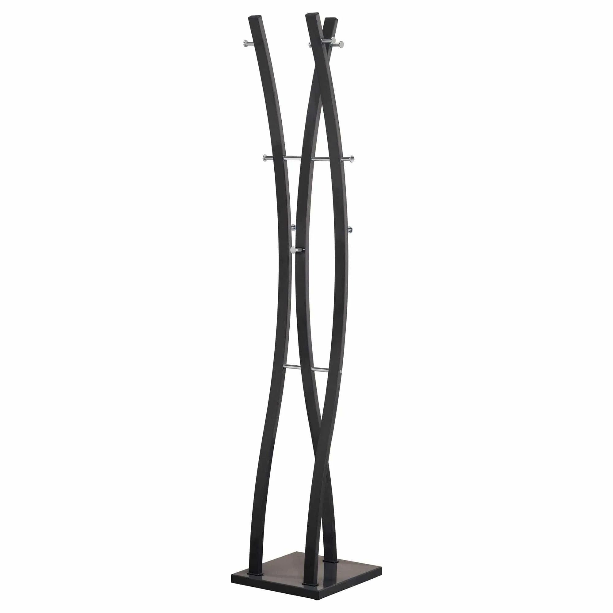 Cuier pom W50, negru, metal, 35x179 cm